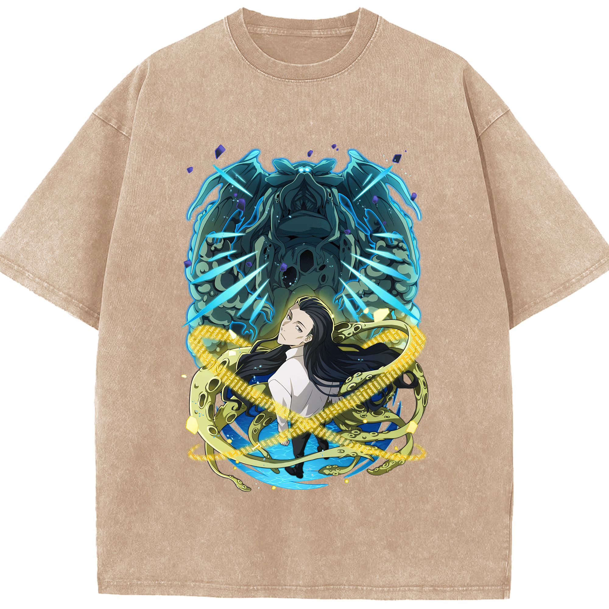 （画像用） 文豪ストレイドッグス Bungo Stray Dogs 綿100% ヴィンテージ風 半袖Tシャツ（フロントプリント）