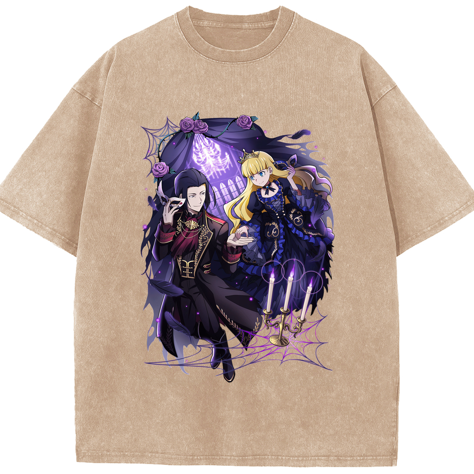 （画像用） 文豪ストレイドッグス Bungo Stray Dogs 綿100% ヴィンテージ風 半袖Tシャツ（フロントプリント）
