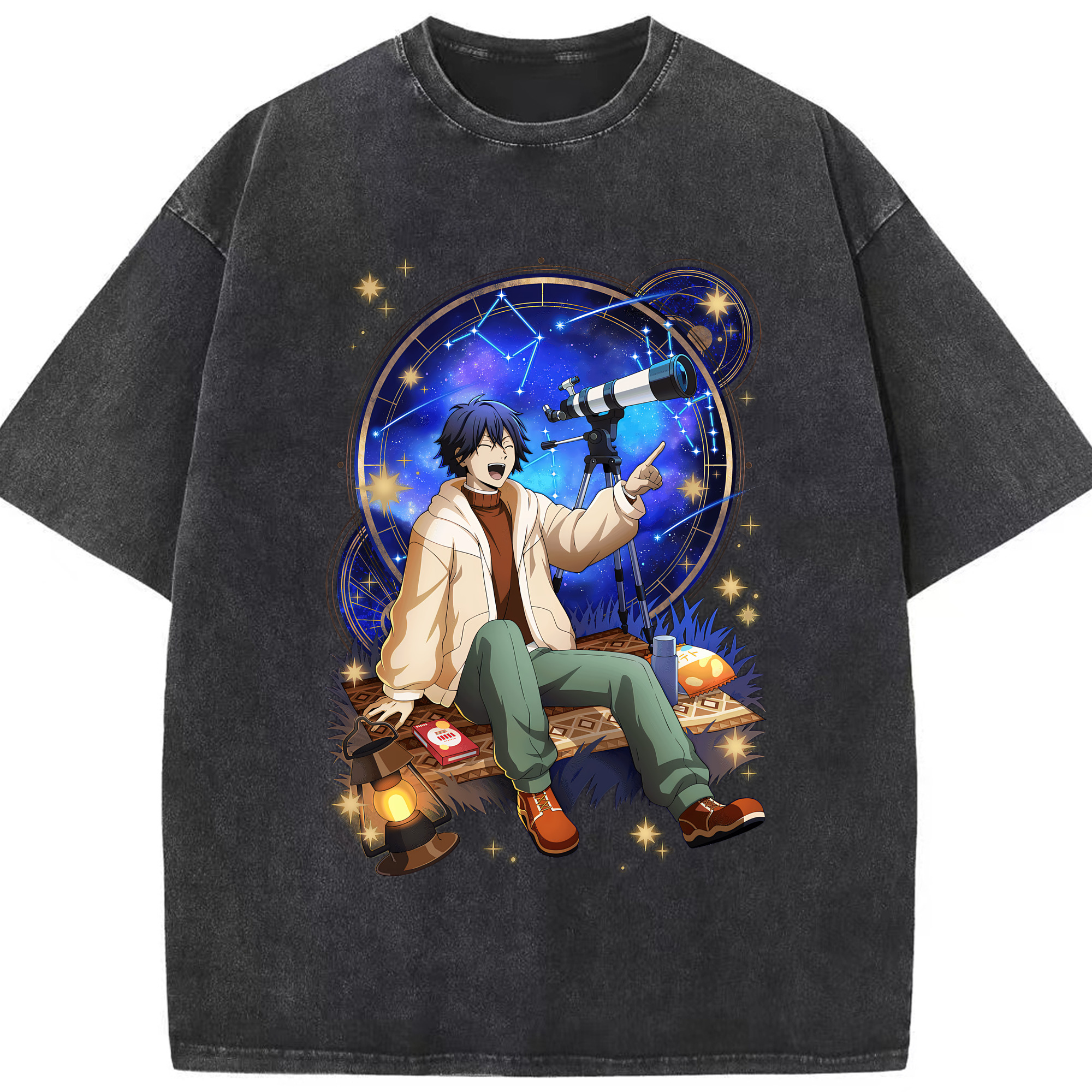 （画像用） 文豪ストレイドッグス Bungo Stray Dogs 綿100% ヴィンテージ風 半袖Tシャツ（フロントプリント）