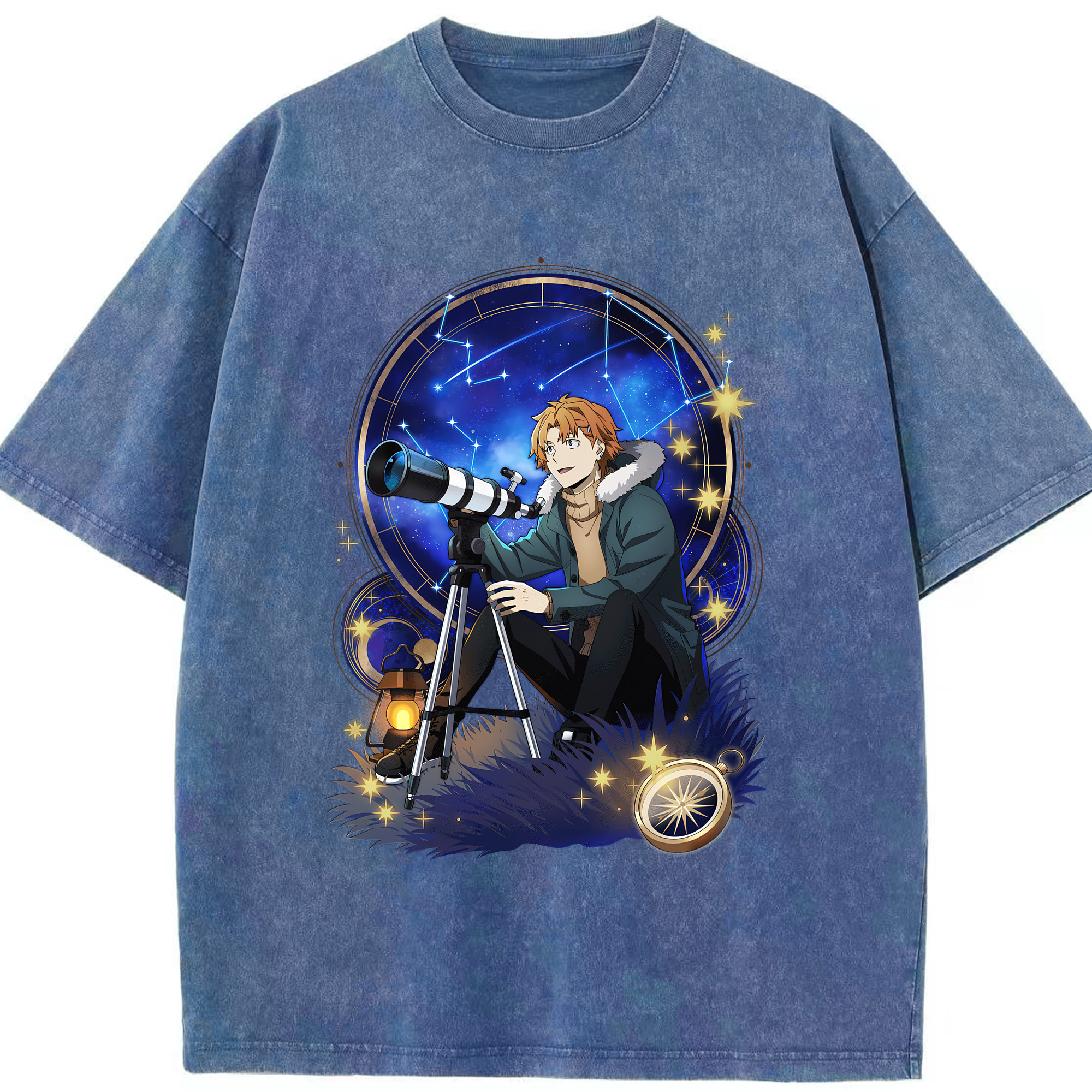 （画像用） 文豪ストレイドッグス Bungo Stray Dogs 綿100% ヴィンテージ風 半袖Tシャツ（フロントプリント）