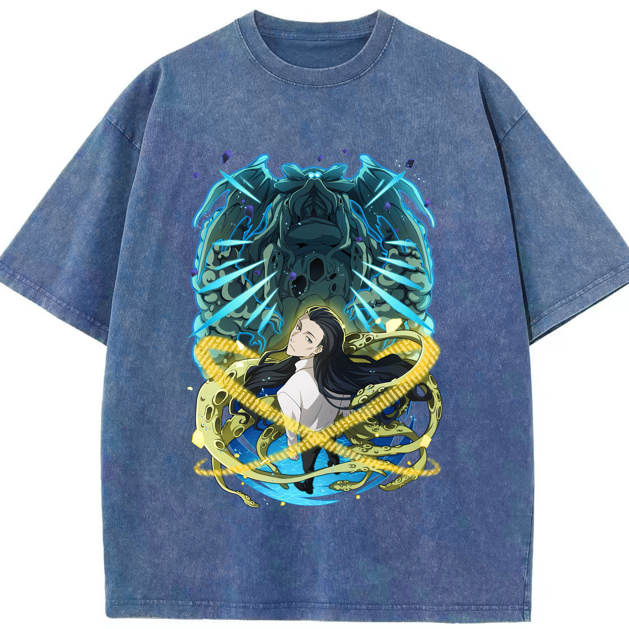 （画像用） 文豪ストレイドッグス Bungo Stray Dogs 綿100% ヴィンテージ風 半袖Tシャツ（フロントプリント）