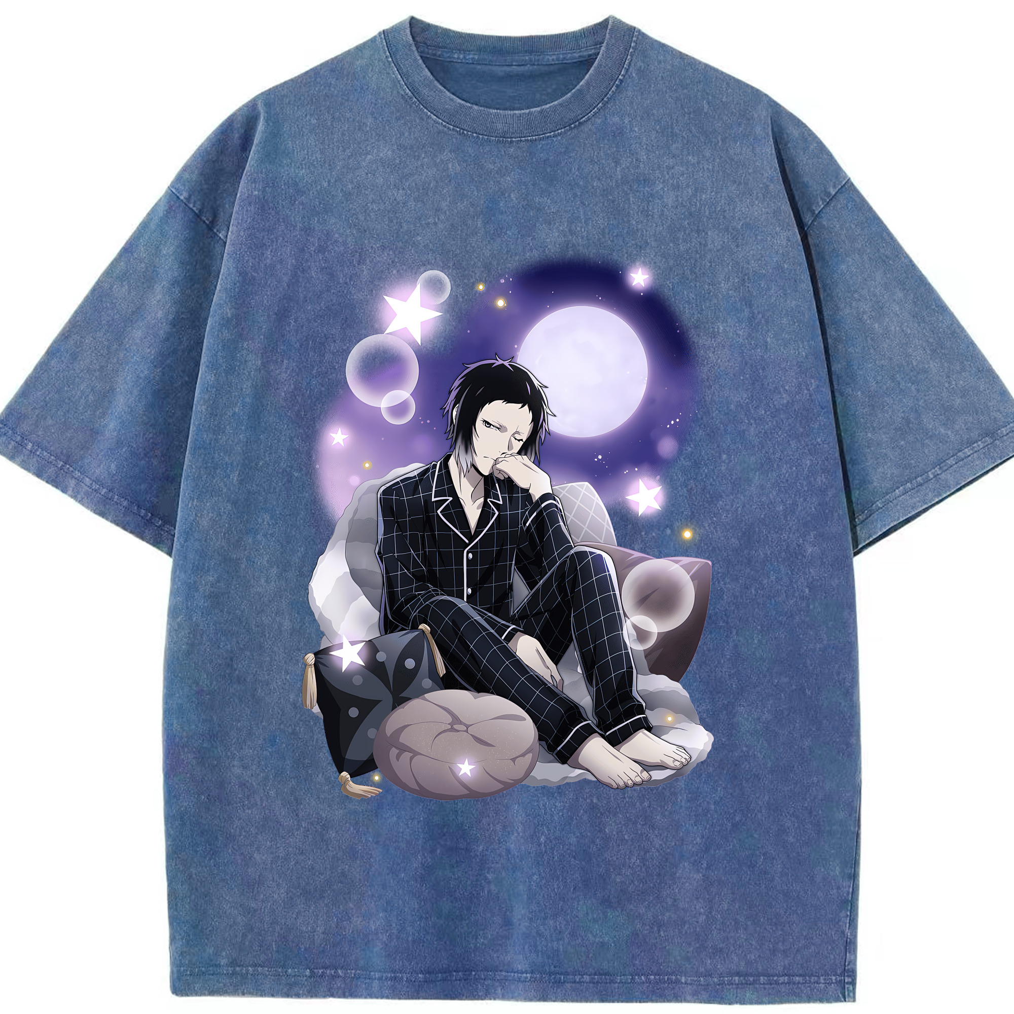 （画像用） 文豪ストレイドッグス Bungo Stray Dogs 綿100% ヴィンテージ風 半袖Tシャツ（フロントプリント）