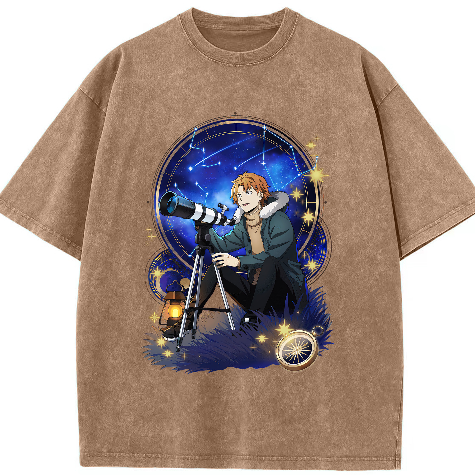 （画像用） 文豪ストレイドッグス Bungo Stray Dogs 綿100% ヴィンテージ風 半袖Tシャツ（フロントプリント）
