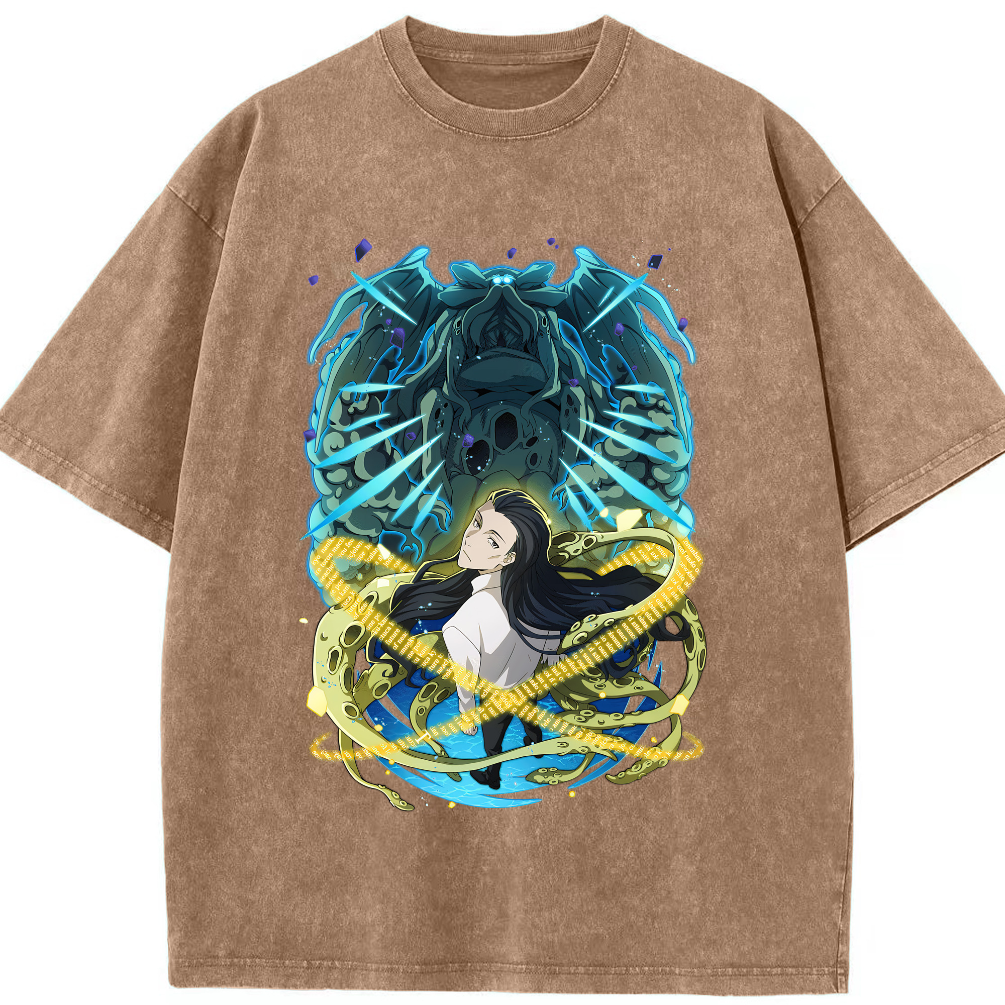 （画像用） 文豪ストレイドッグス Bungo Stray Dogs 綿100% ヴィンテージ風 半袖Tシャツ（フロントプリント）