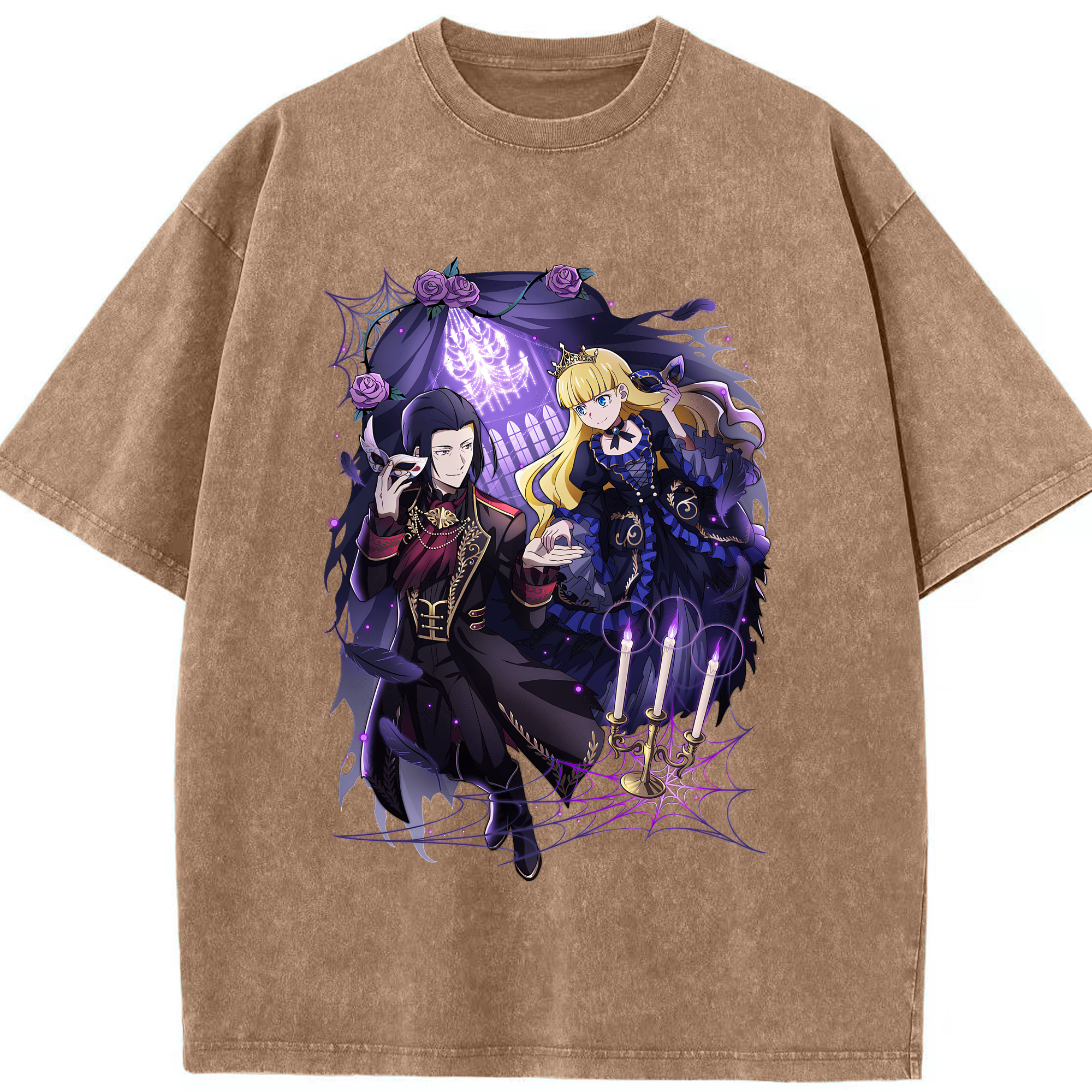 （画像用） 文豪ストレイドッグス Bungo Stray Dogs 綿100% ヴィンテージ風 半袖Tシャツ（フロントプリント）