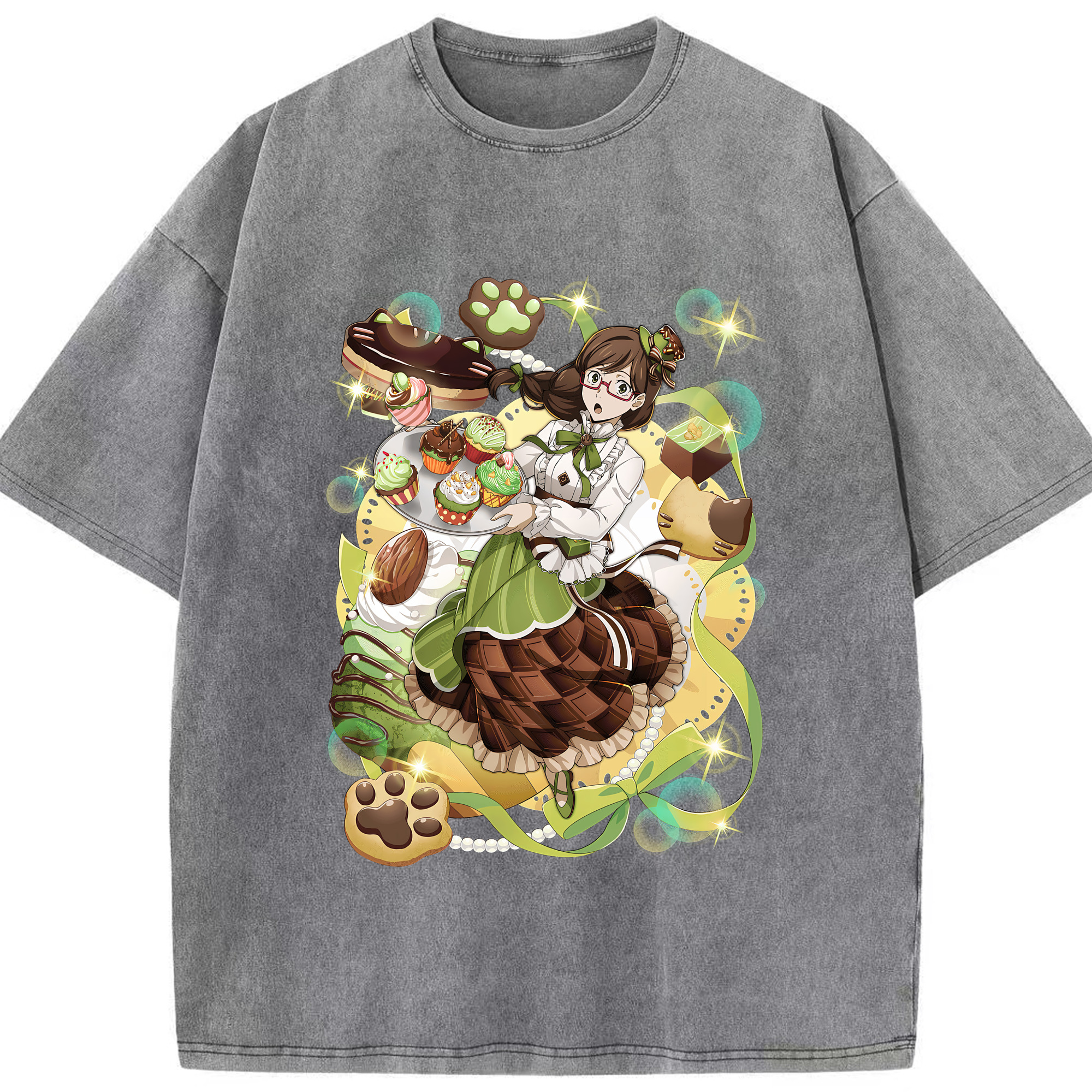 （画像用） 文豪ストレイドッグス Bungo Stray Dogs 綿100% ヴィンテージ風 半袖Tシャツ（フロントプリント）
