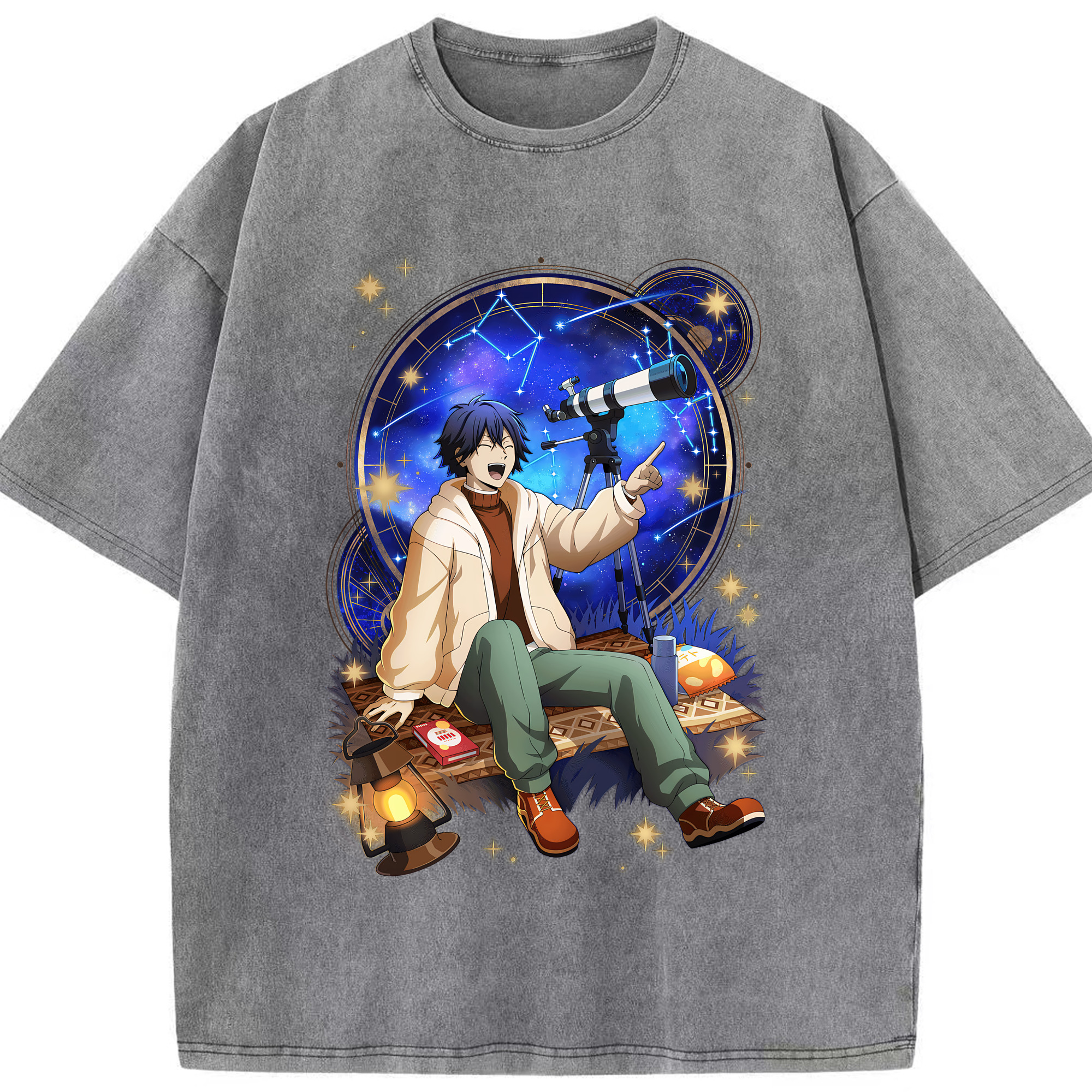 （画像用） 文豪ストレイドッグス Bungo Stray Dogs 綿100% ヴィンテージ風 半袖Tシャツ（フロントプリント）