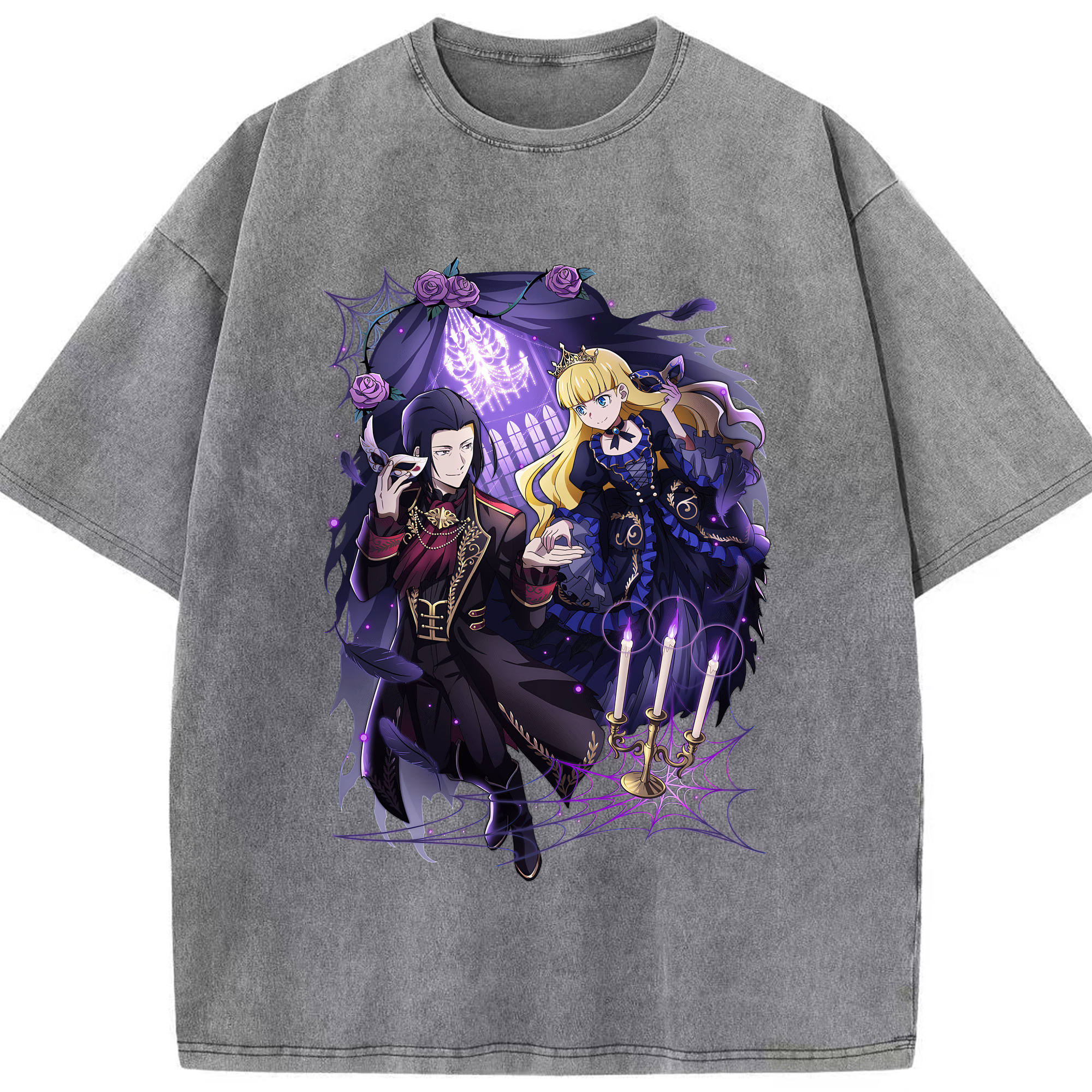 （画像用） 文豪ストレイドッグス Bungo Stray Dogs 綿100% ヴィンテージ風 半袖Tシャツ（フロントプリント）