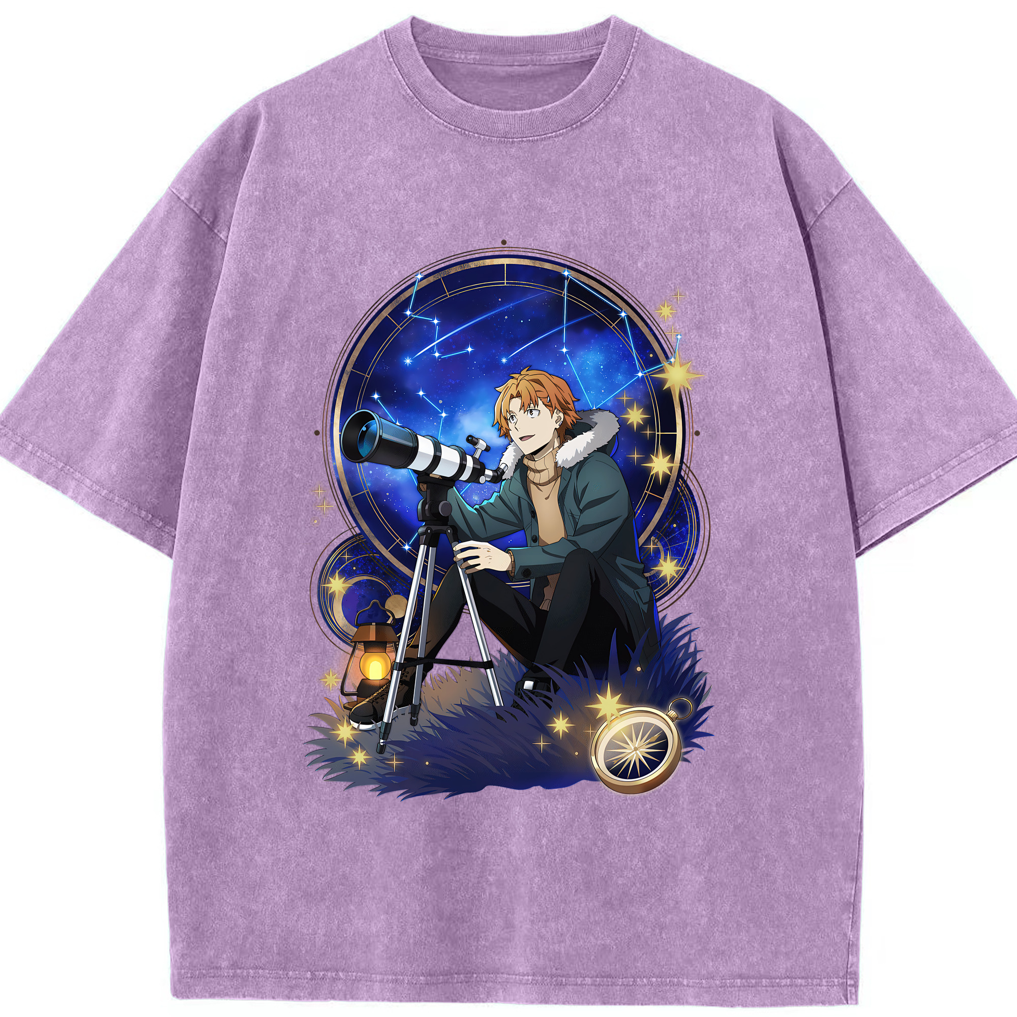 （画像用） 文豪ストレイドッグス Bungo Stray Dogs 綿100% ヴィンテージ風 半袖Tシャツ（フロントプリント）