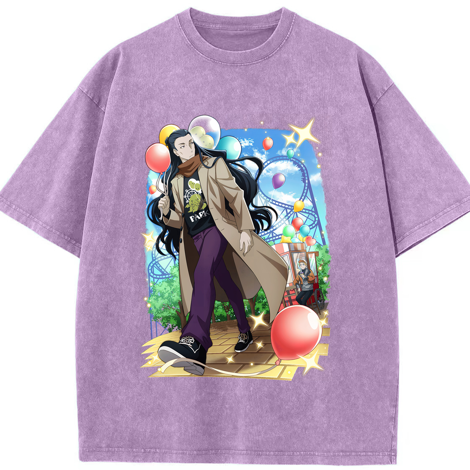 （画像用） 文豪ストレイドッグス Bungo Stray Dogs 綿100% ヴィンテージ風 半袖Tシャツ（フロントプリント）