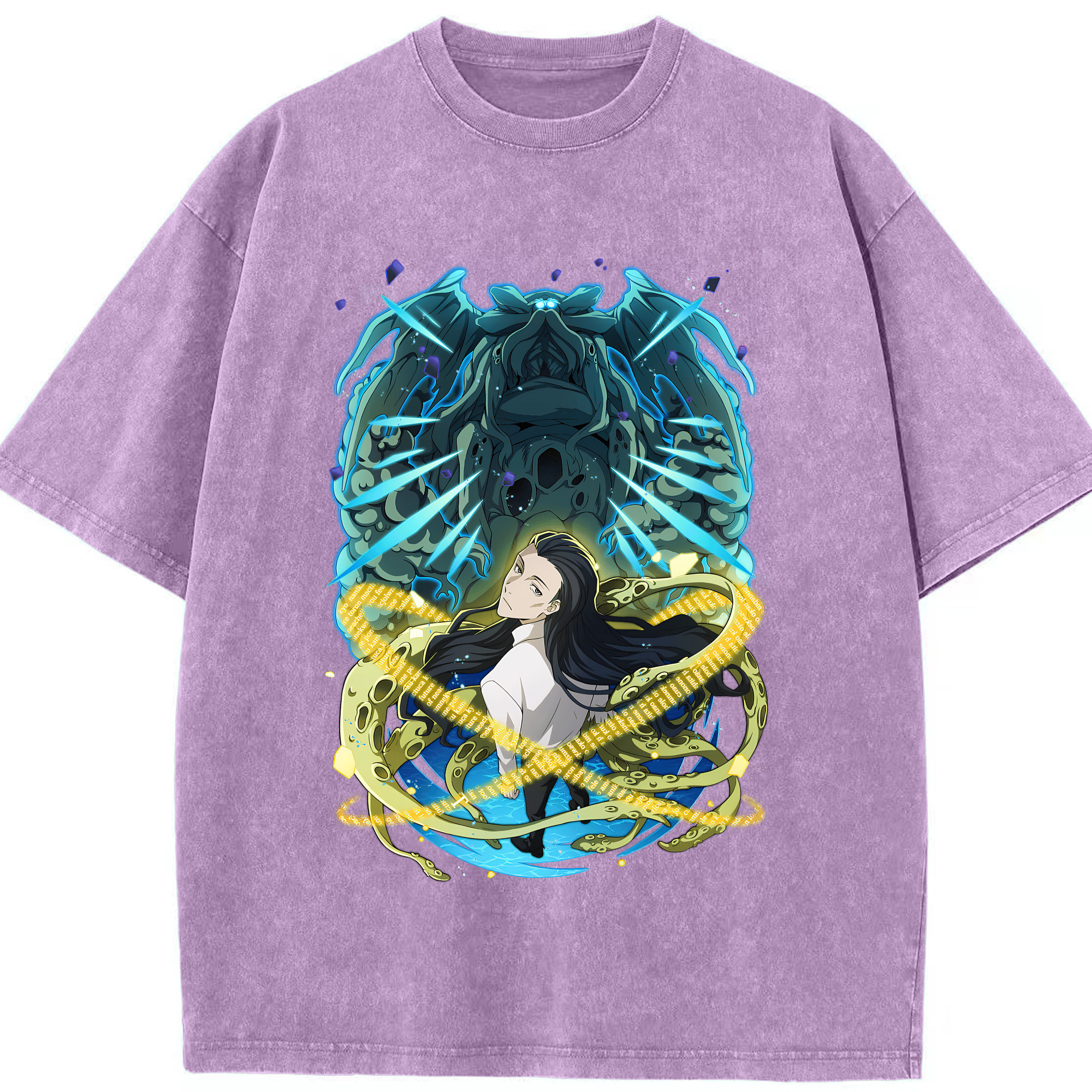 （画像用） 文豪ストレイドッグス Bungo Stray Dogs 綿100% ヴィンテージ風 半袖Tシャツ（フロントプリント）
