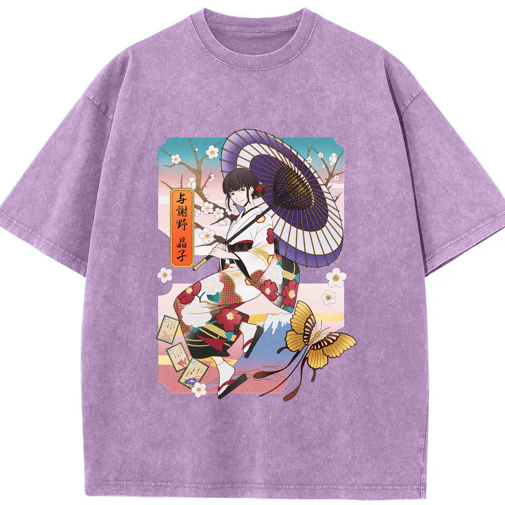 （画像用） 文豪ストレイドッグス Bungo Stray Dogs 綿100% ヴィンテージ風 半袖Tシャツ（フロントプリント）