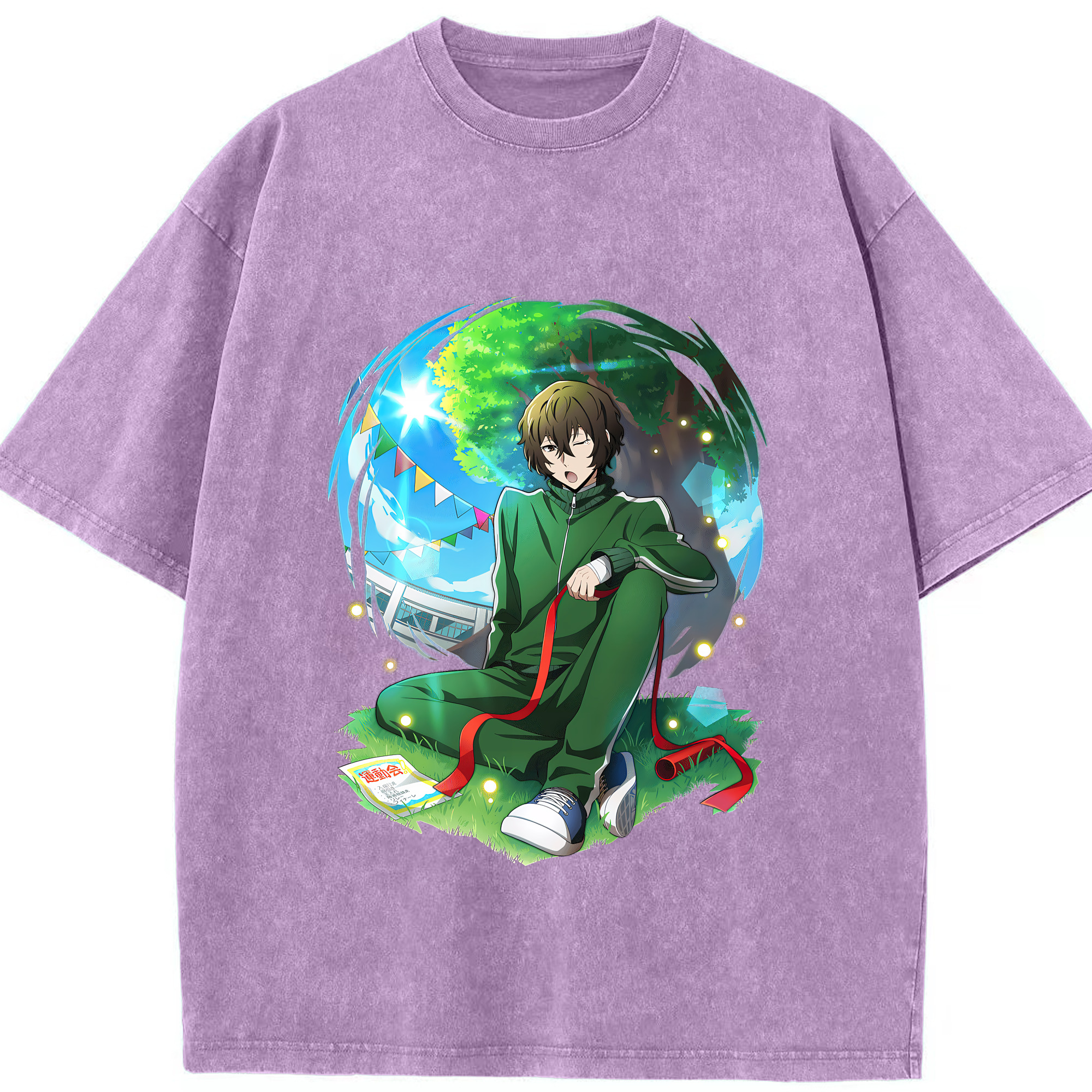 （画像用） 文豪ストレイドッグス Bungo Stray Dogs 綿100% ヴィンテージ風 半袖Tシャツ（フロントプリント）