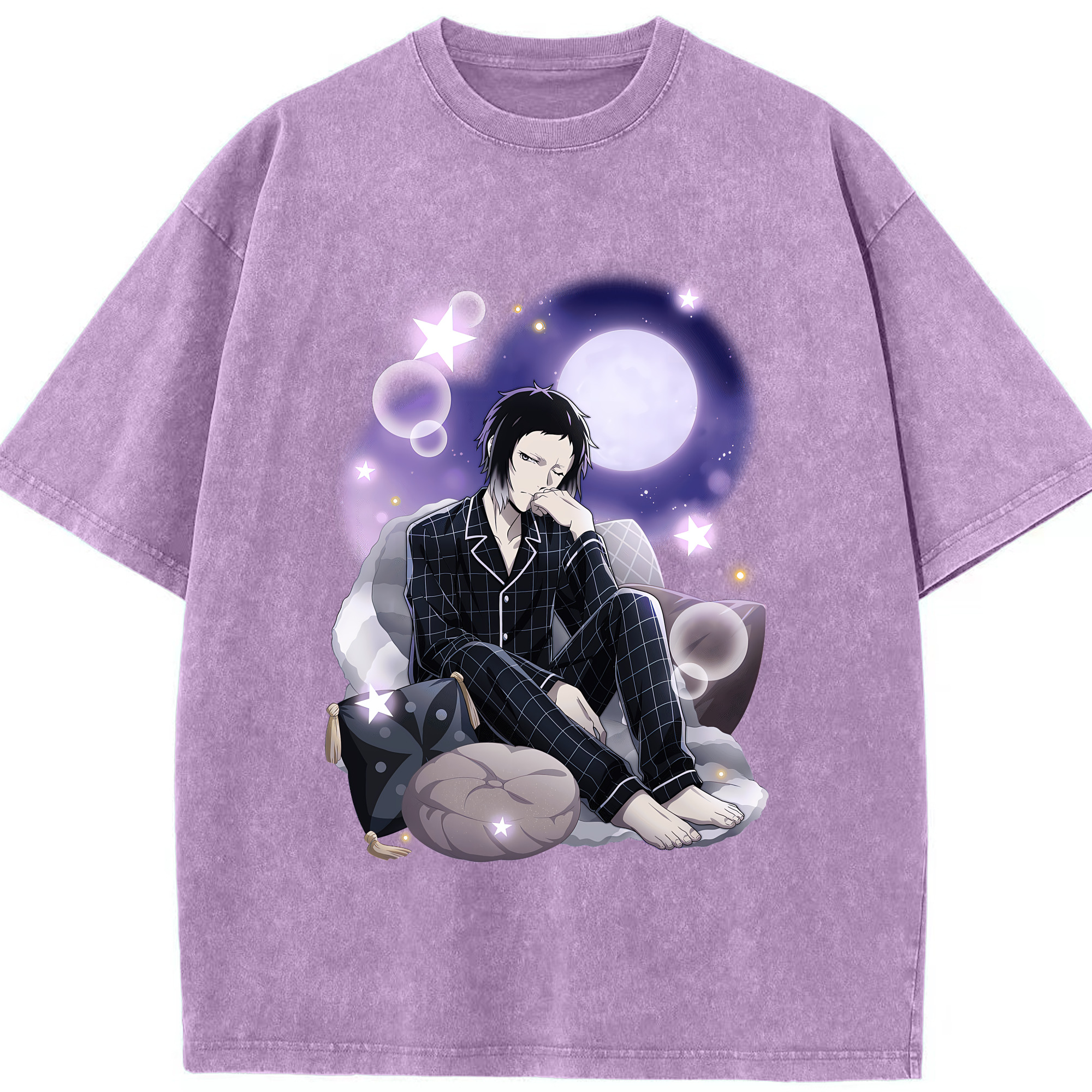 （画像用） 文豪ストレイドッグス Bungo Stray Dogs 綿100% ヴィンテージ風 半袖Tシャツ（フロントプリント）