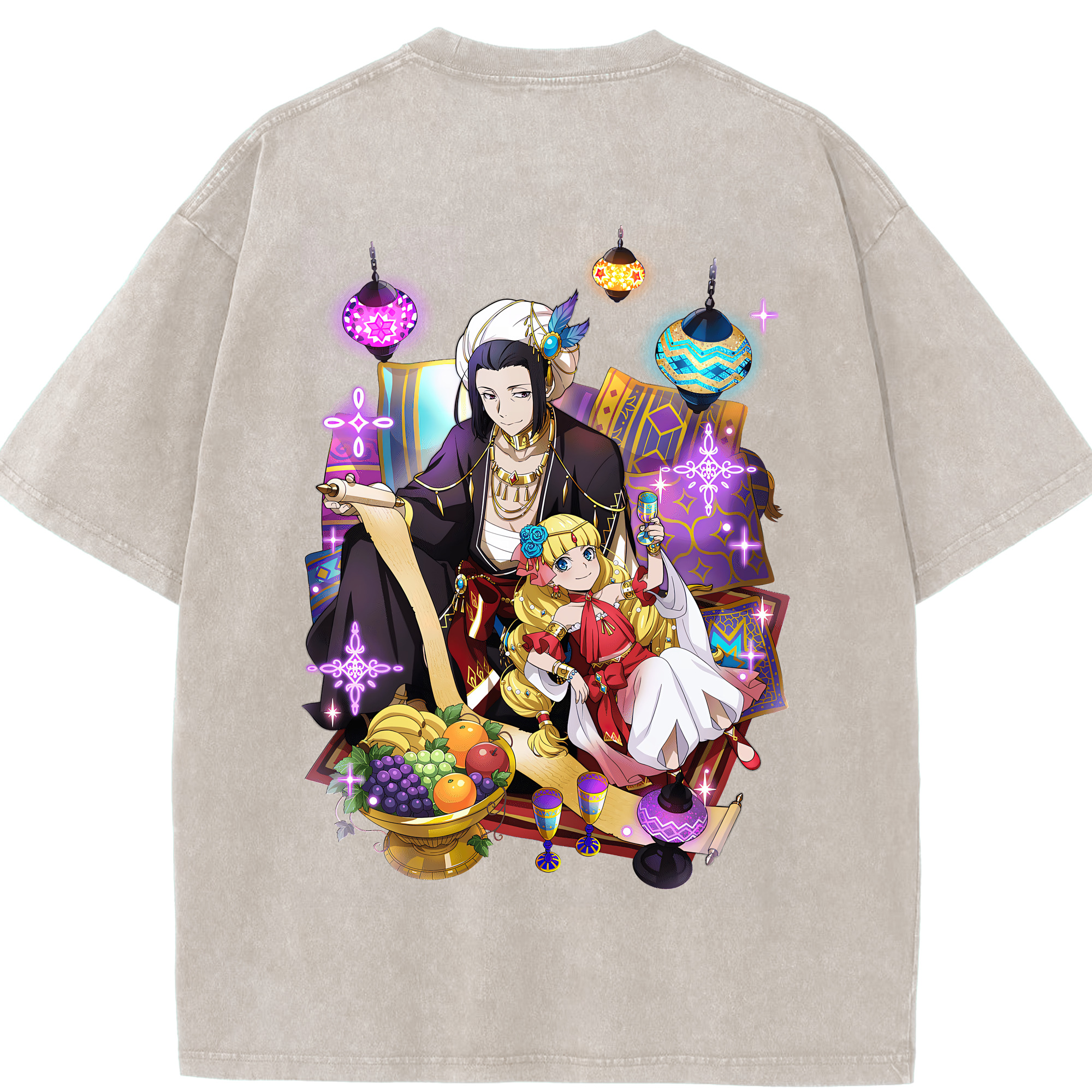 （画像用） 文豪ストレイドッグス Bungo Stray Dogs 綿100% ヴィンテージ風 半袖Tシャツ（背面プリント）