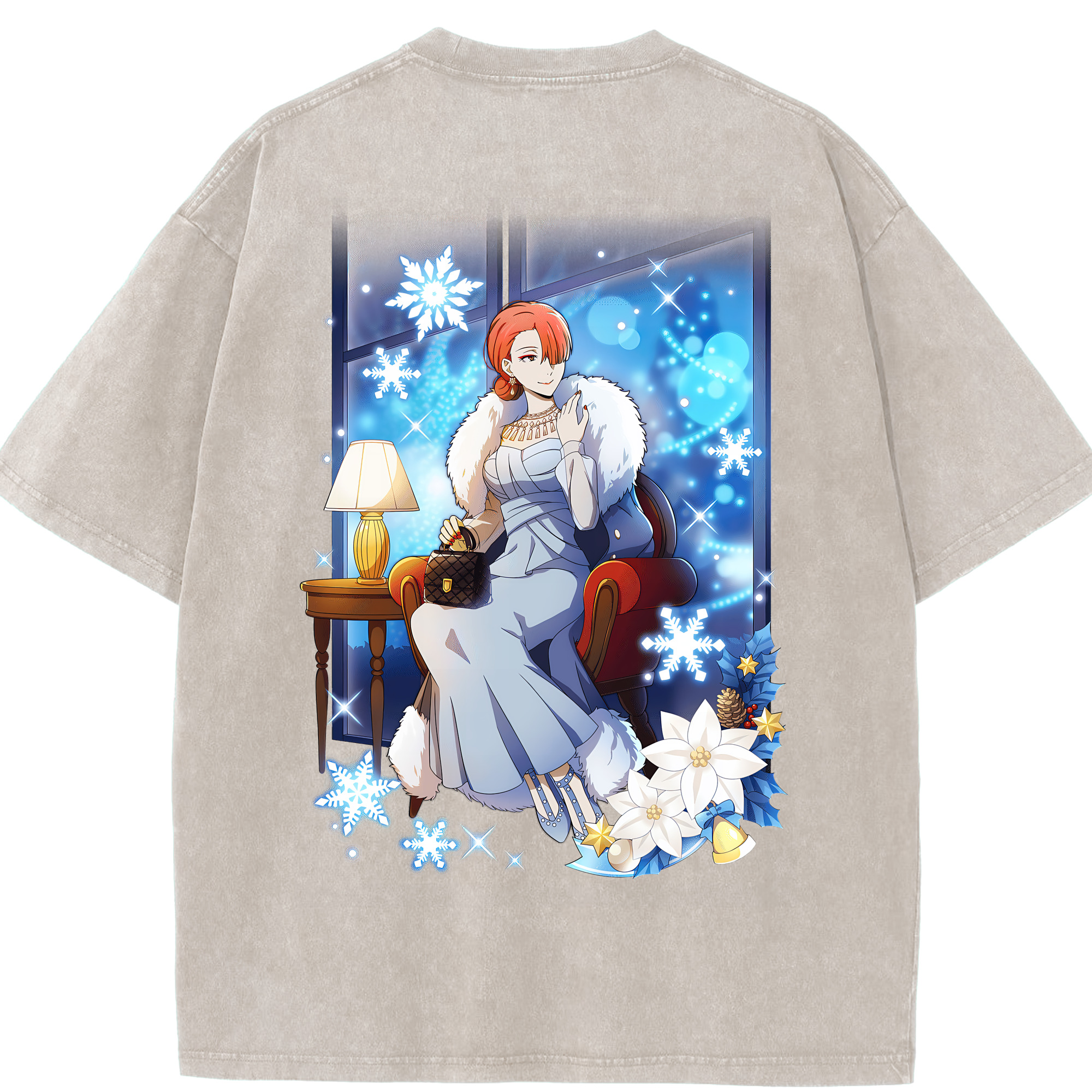 （画像用） 文豪ストレイドッグス Bungo Stray Dogs 綿100% ヴィンテージ風 半袖Tシャツ（背面プリント）