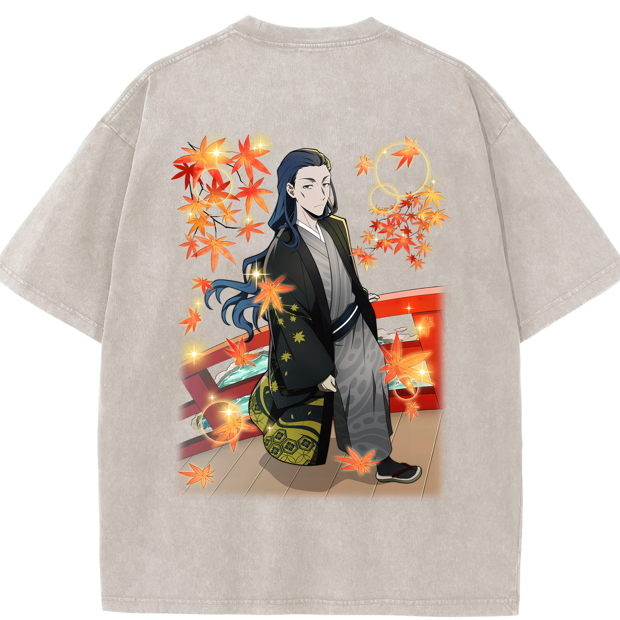（画像用） 文豪ストレイドッグス Bungo Stray Dogs 綿100% ヴィンテージ風 半袖Tシャツ（背面プリント）