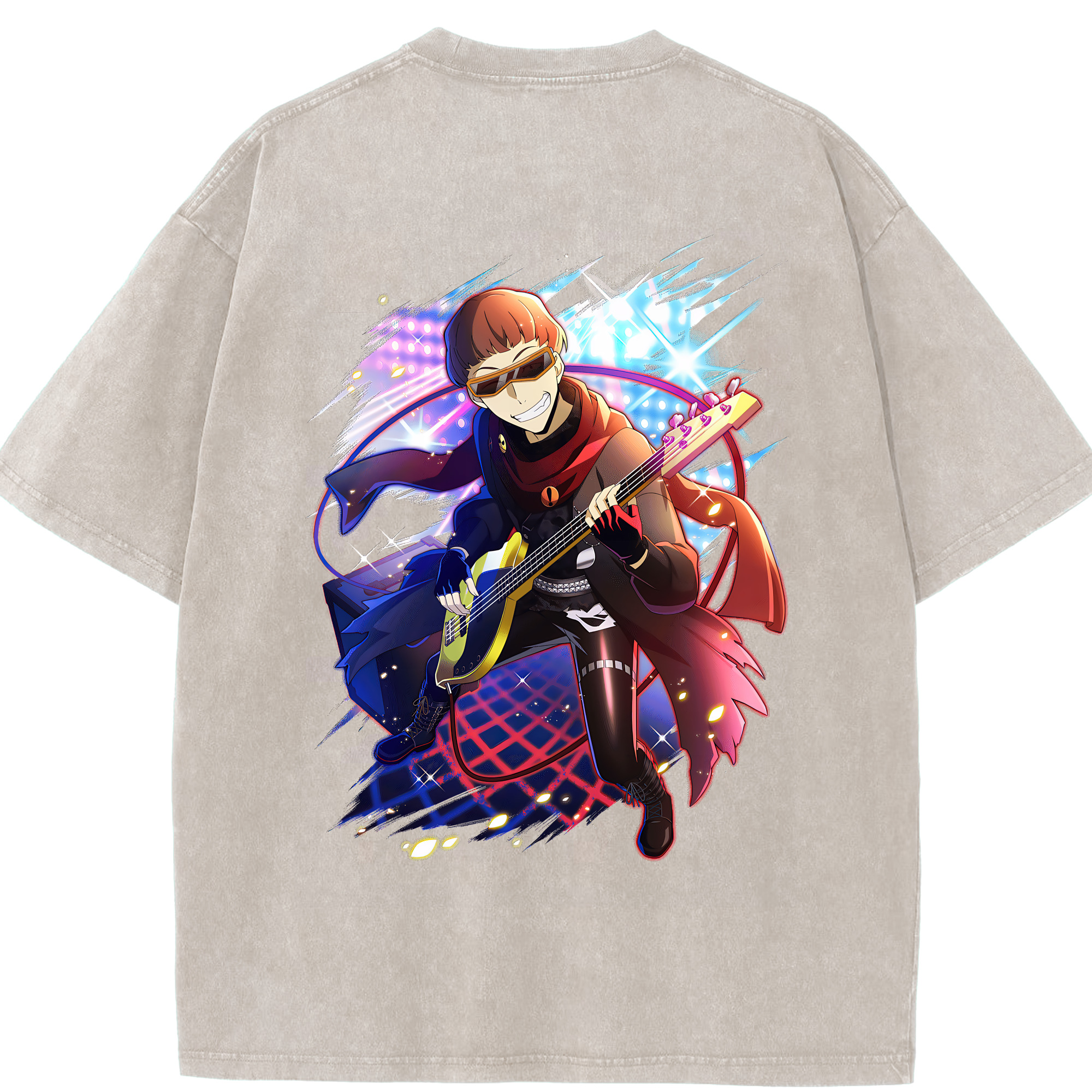 （画像用） 文豪ストレイドッグス Bungo Stray Dogs 綿100% ヴィンテージ風 半袖Tシャツ（背面プリント）