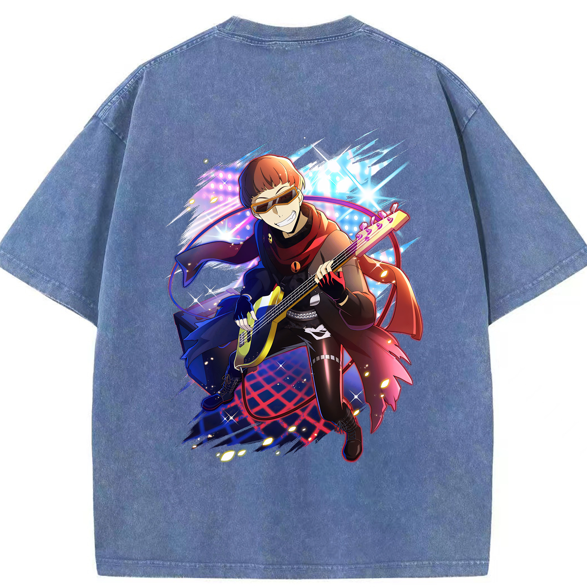 （画像用） 文豪ストレイドッグス Bungo Stray Dogs 綿100% ヴィンテージ風 半袖Tシャツ（背面プリント）