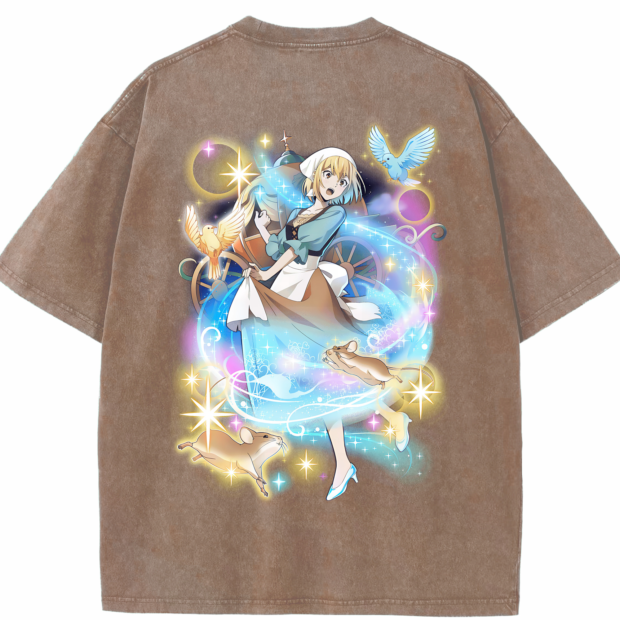 （画像用） 文豪ストレイドッグス Bungo Stray Dogs 綿100% ヴィンテージ風 半袖Tシャツ（背面プリント）