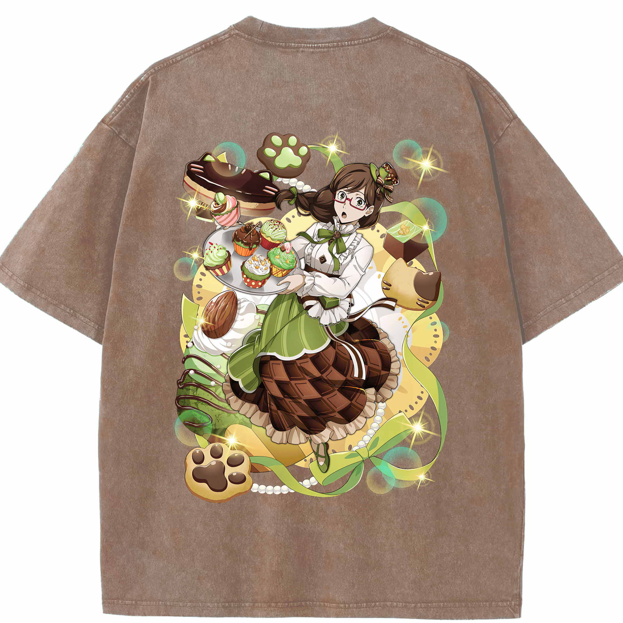 （画像用） 文豪ストレイドッグス Bungo Stray Dogs 綿100% ヴィンテージ風 半袖Tシャツ（背面プリント）