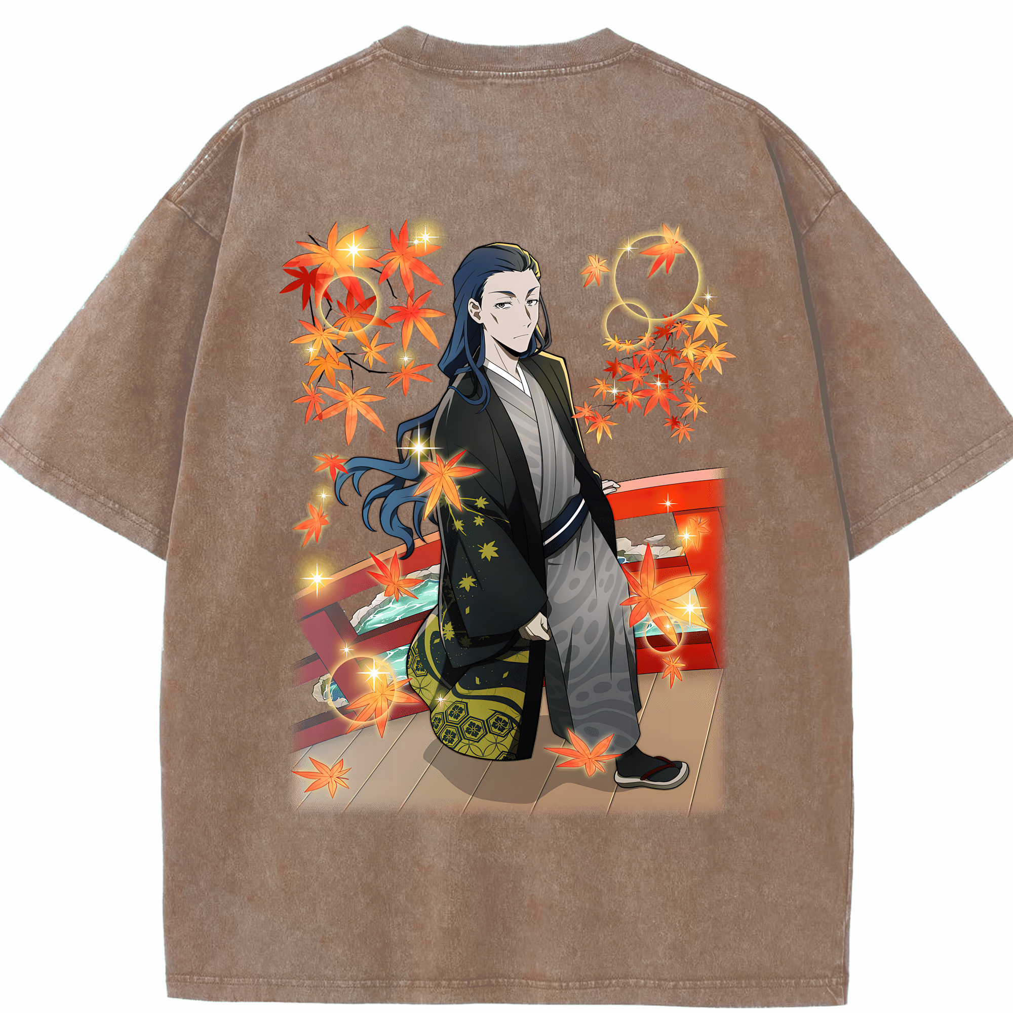 （画像用） 文豪ストレイドッグス Bungo Stray Dogs 綿100% ヴィンテージ風 半袖Tシャツ（背面プリント）