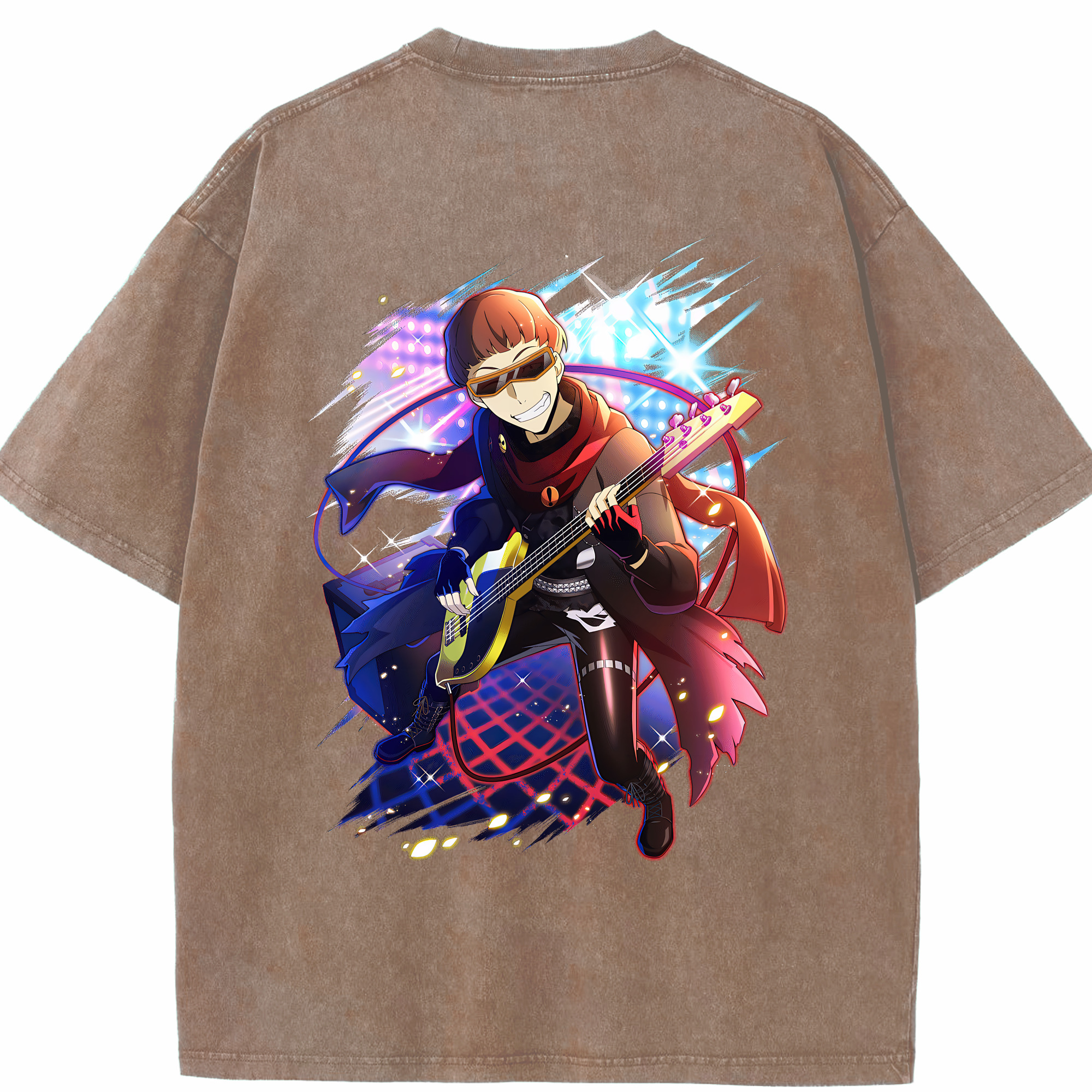 （画像用） 文豪ストレイドッグス Bungo Stray Dogs 綿100% ヴィンテージ風 半袖Tシャツ（背面プリント）