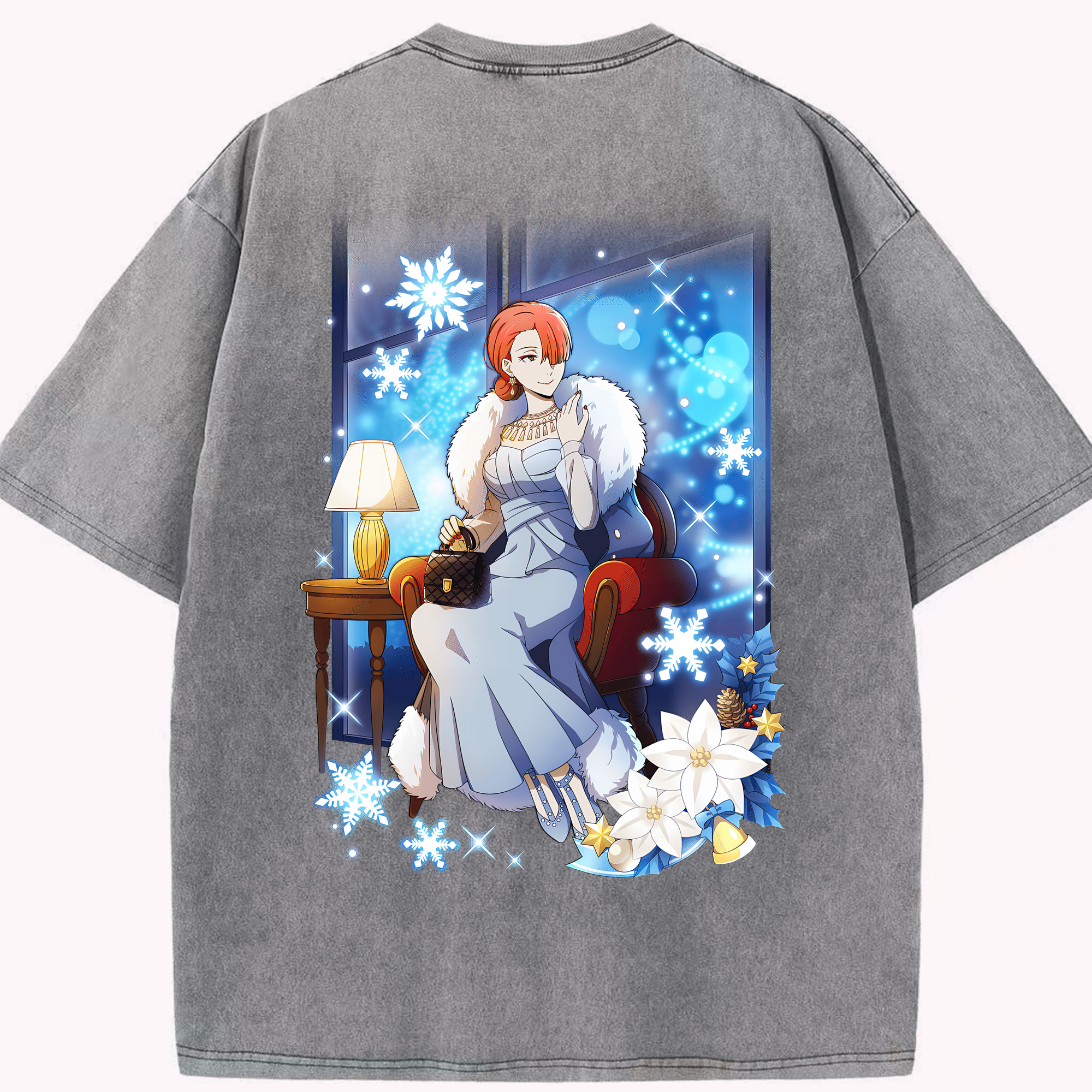 （画像用） 文豪ストレイドッグス Bungo Stray Dogs 綿100% ヴィンテージ風 半袖Tシャツ（背面プリント）