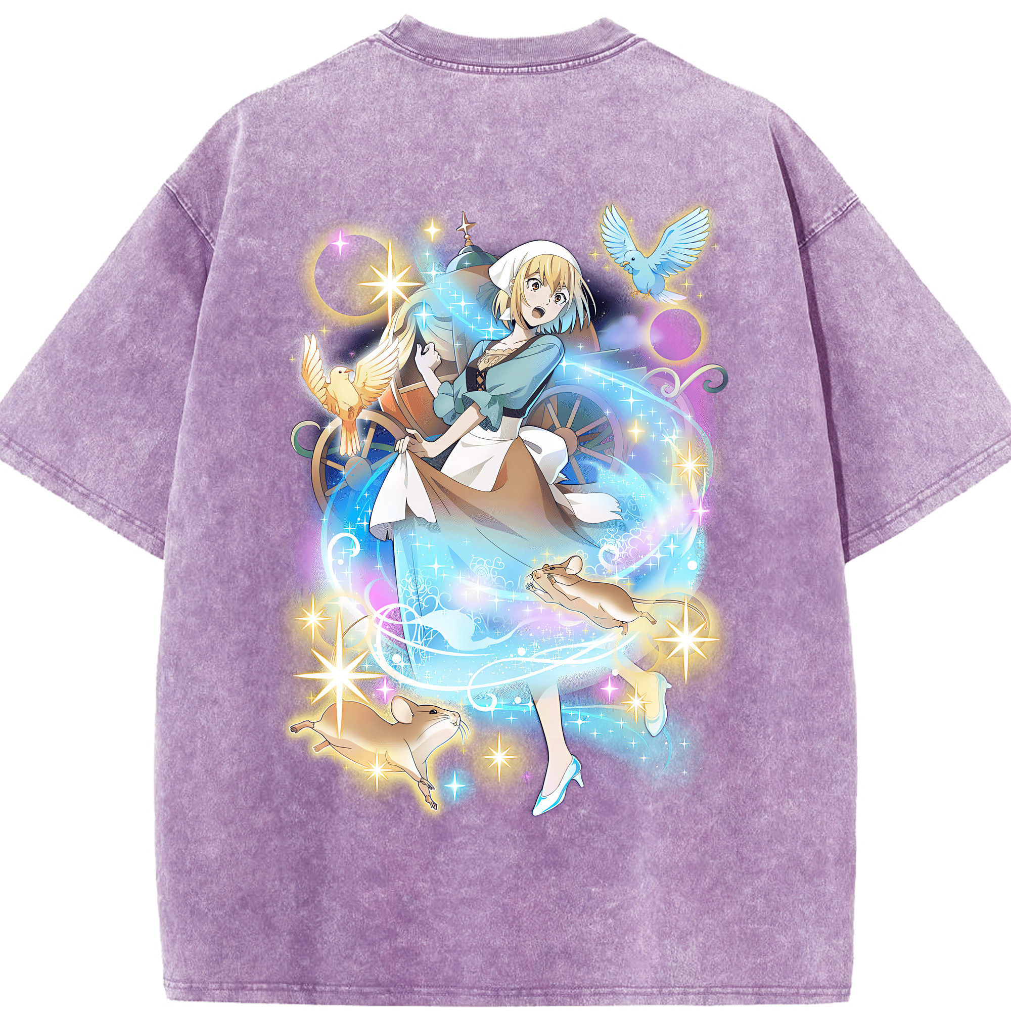 （画像用） 文豪ストレイドッグス Bungo Stray Dogs 綿100% ヴィンテージ風 半袖Tシャツ（背面プリント）