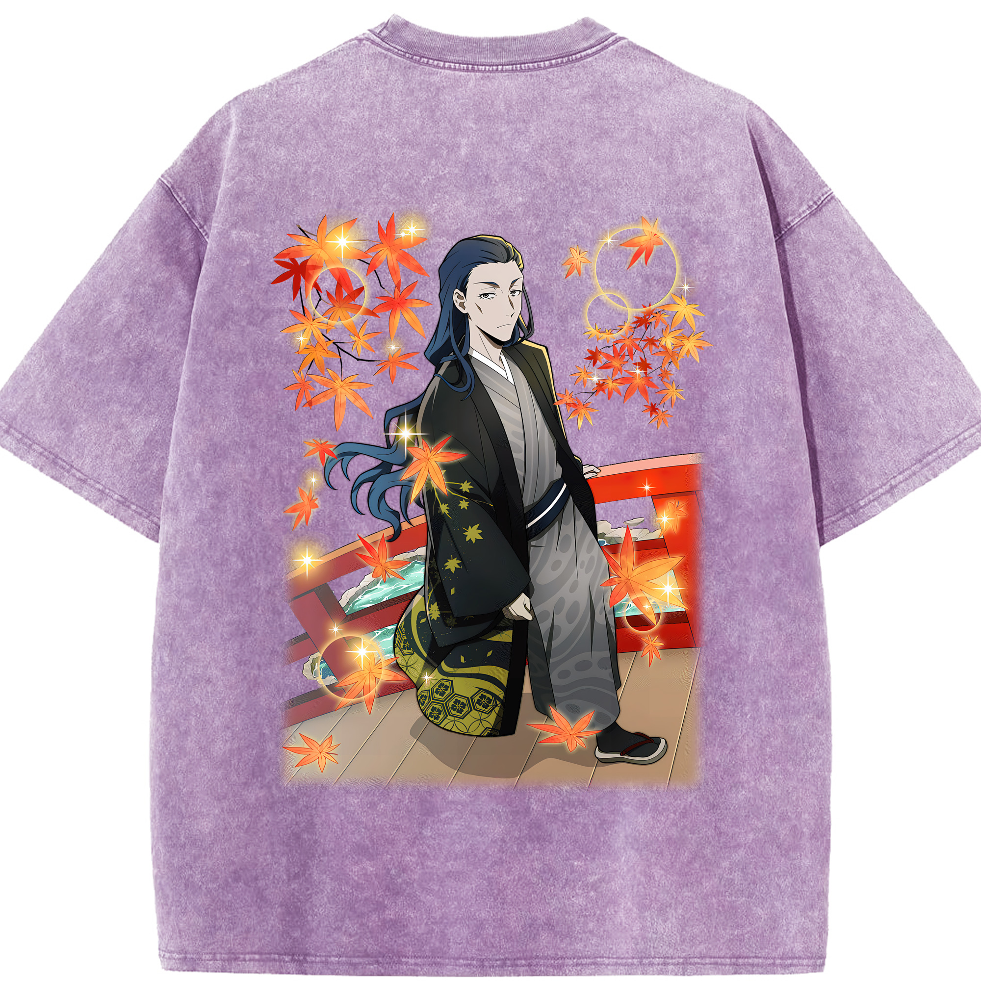 （画像用） 文豪ストレイドッグス Bungo Stray Dogs 綿100% ヴィンテージ風 半袖Tシャツ（背面プリント）