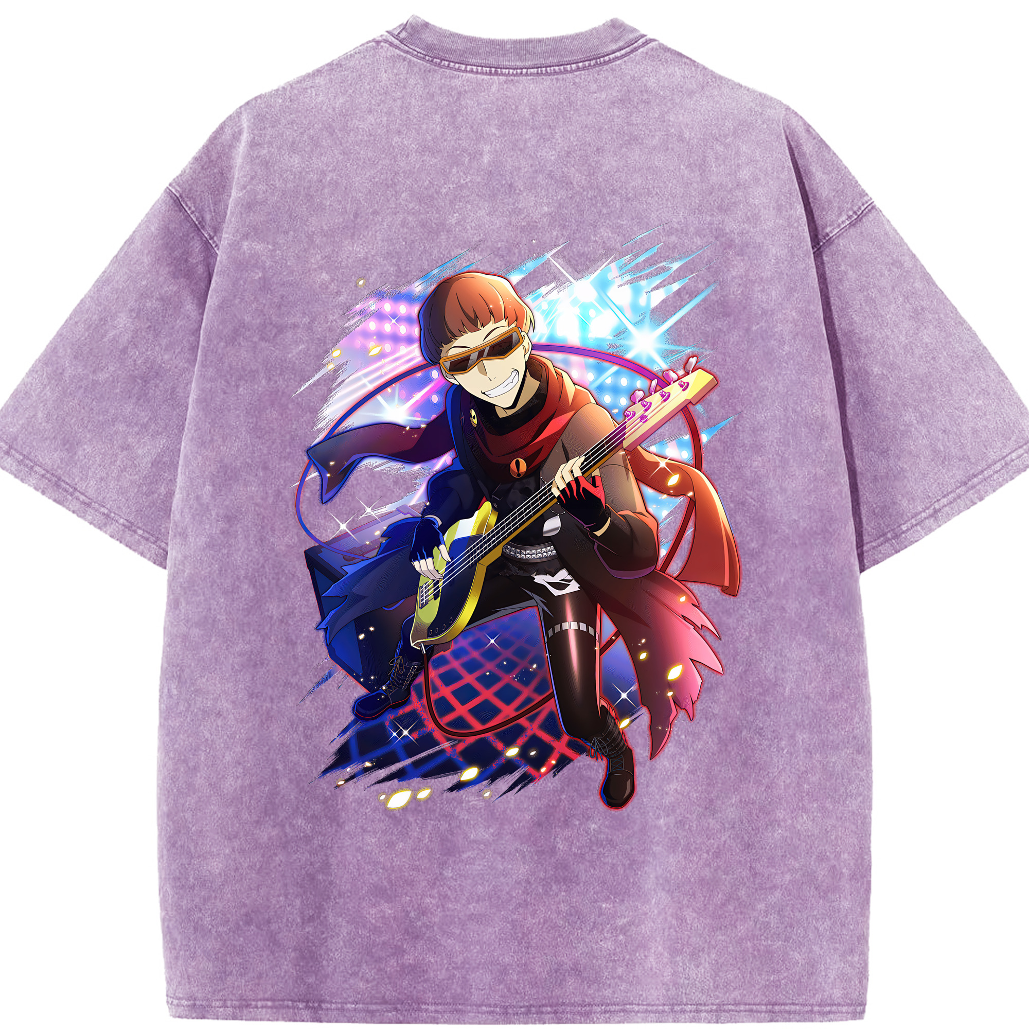 （画像用） 文豪ストレイドッグス Bungo Stray Dogs 綿100% ヴィンテージ風 半袖Tシャツ（背面プリント）