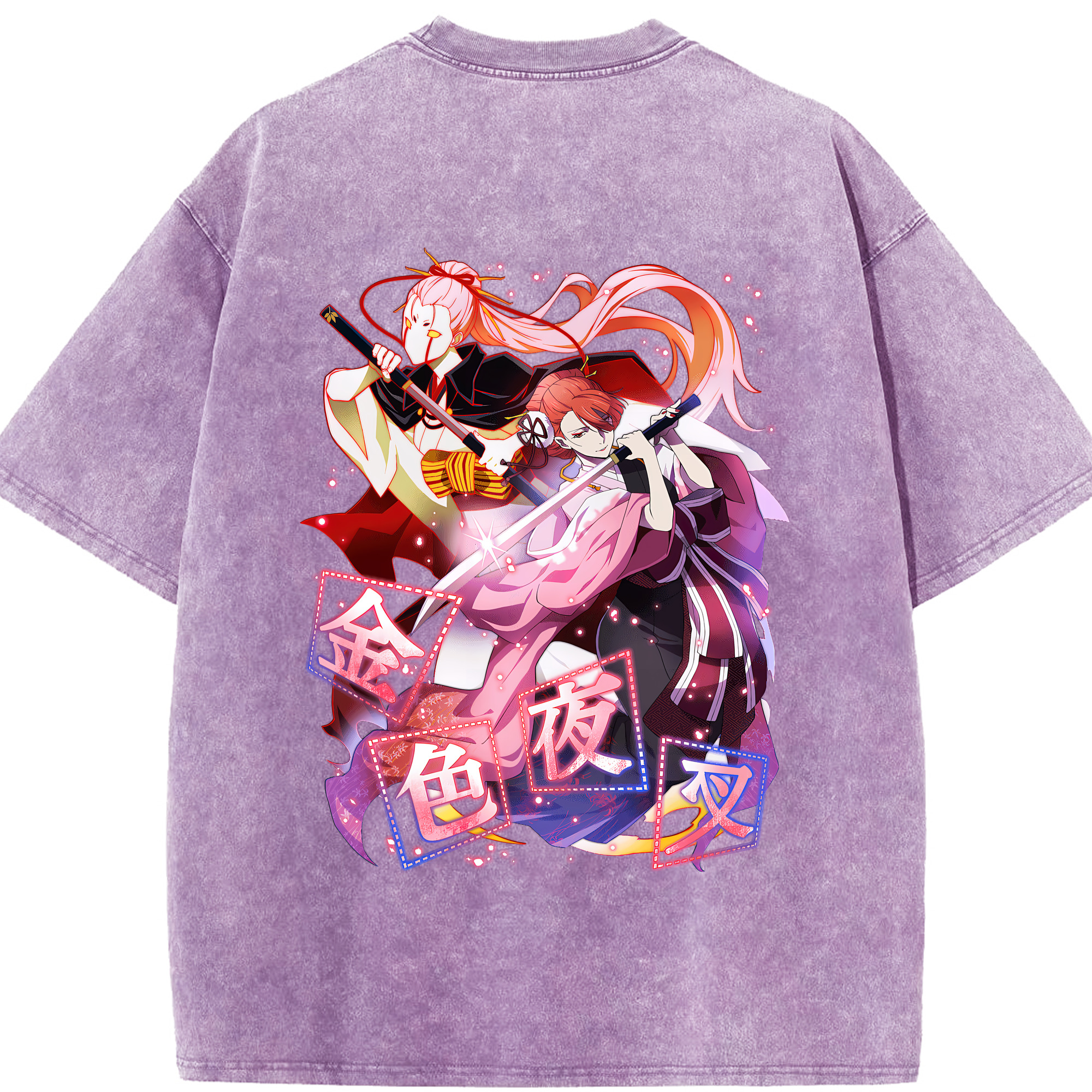 （画像用） 文豪ストレイドッグス Bungo Stray Dogs 綿100% ヴィンテージ風 半袖Tシャツ（背面プリント）