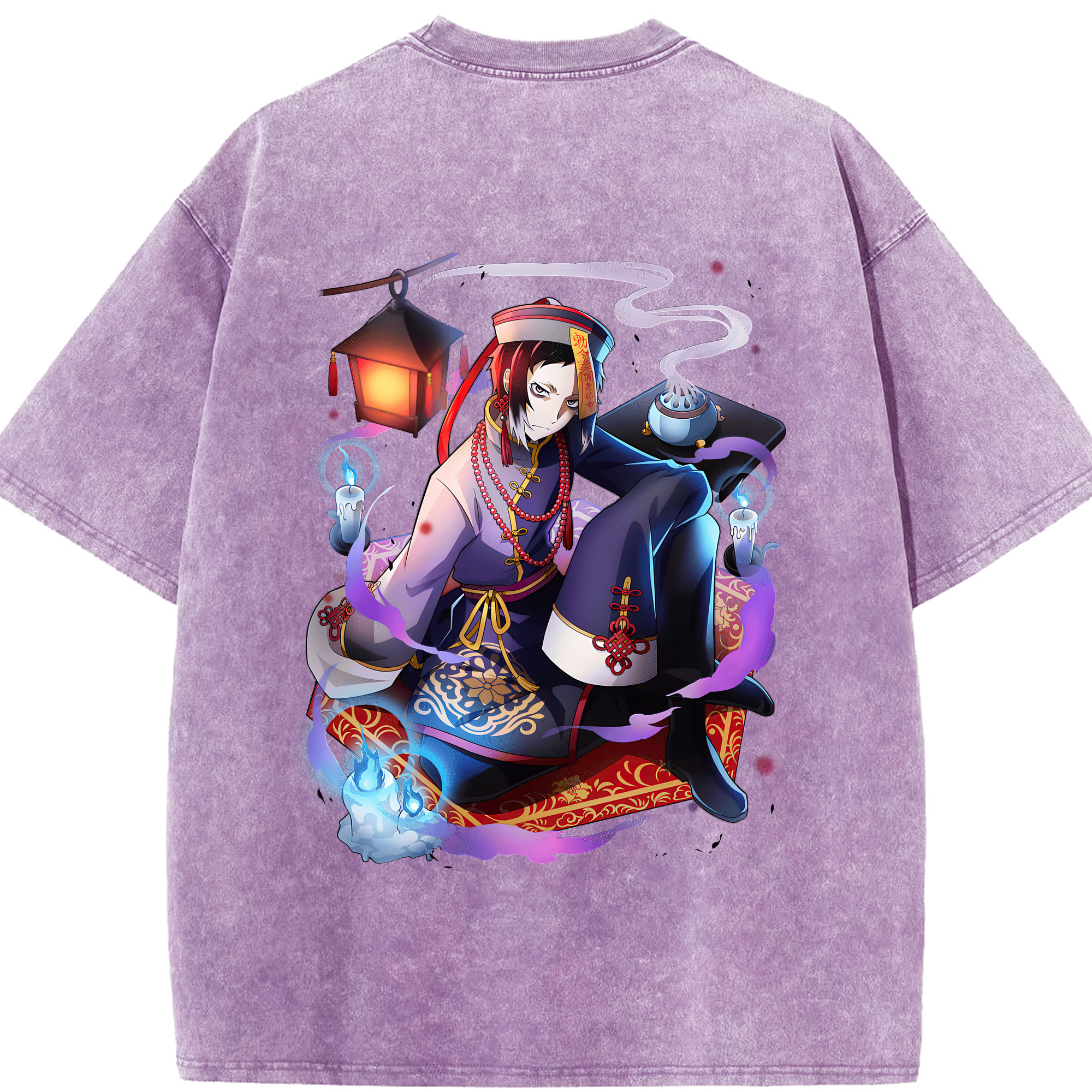 文豪ストレイドッグス Bungo Stray Dogs 綿100% ヴィンテージ風 半袖Tシャツ（背面プリント）