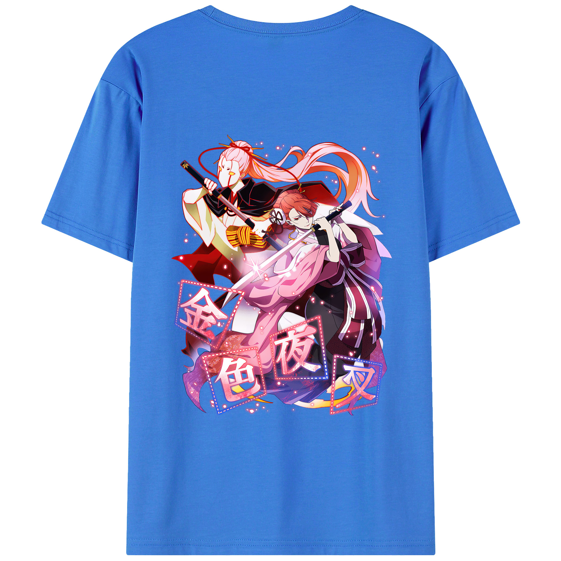 （画像用） 文豪ストレイドッグス Bungo Stray Dogs 綿100％ メンズ半袖Tシャツ（バックプリント） 通気性
