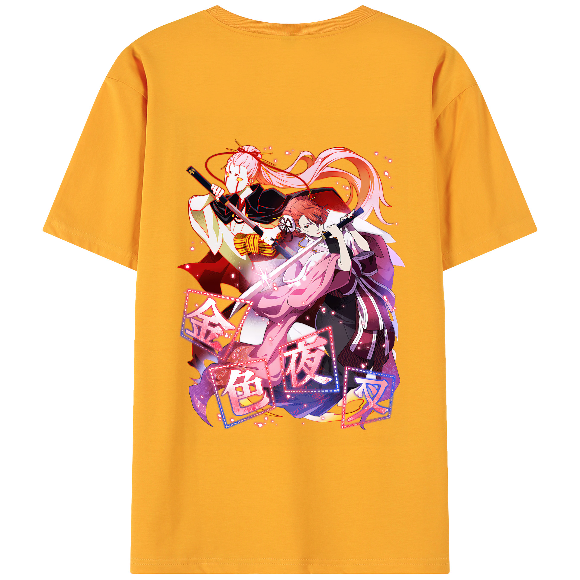 （画像用） 文豪ストレイドッグス Bungo Stray Dogs 綿100％ メンズ半袖Tシャツ（バックプリント） 通気性