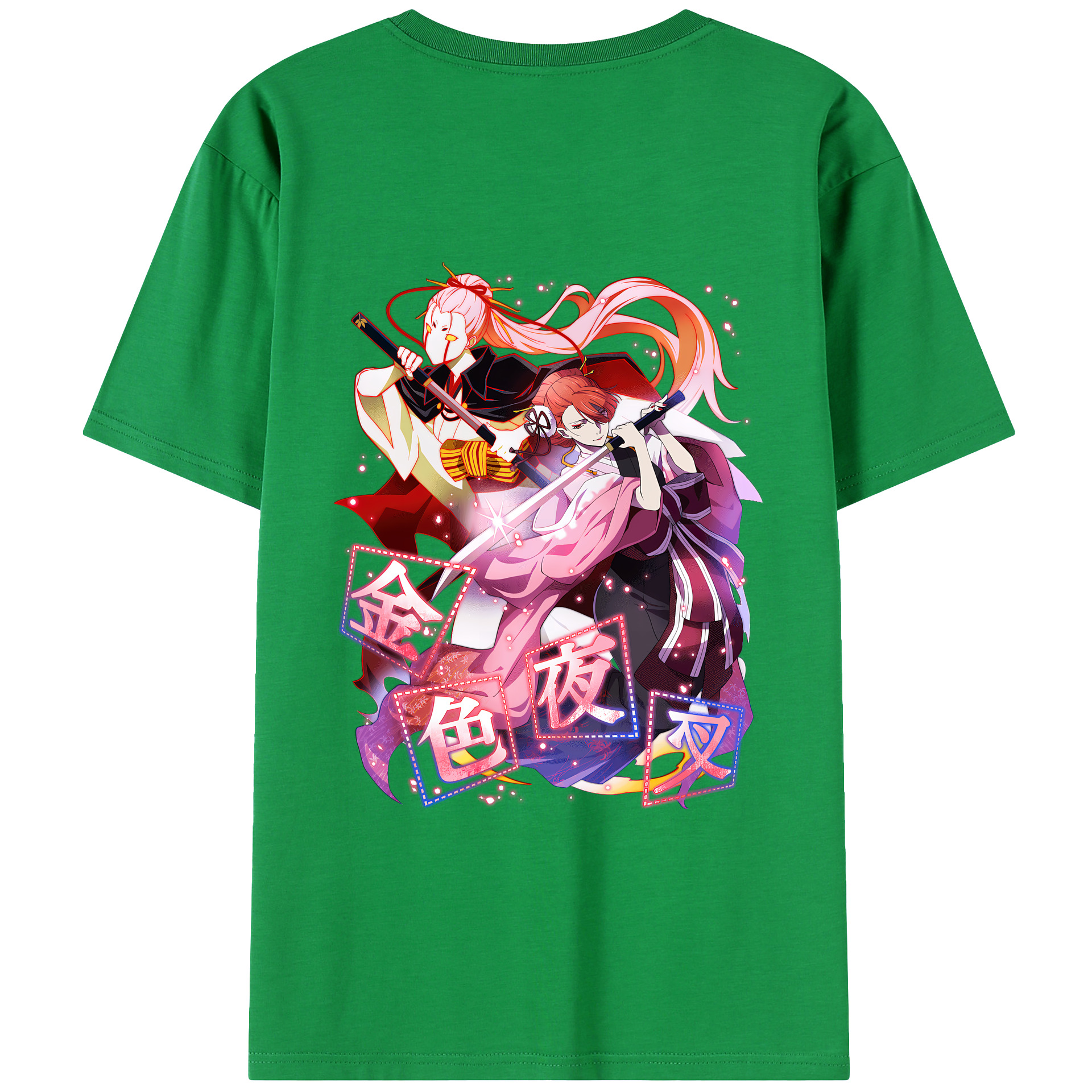 （画像用） 文豪ストレイドッグス Bungo Stray Dogs 綿100％ メンズ半袖Tシャツ（バックプリント） 通気性