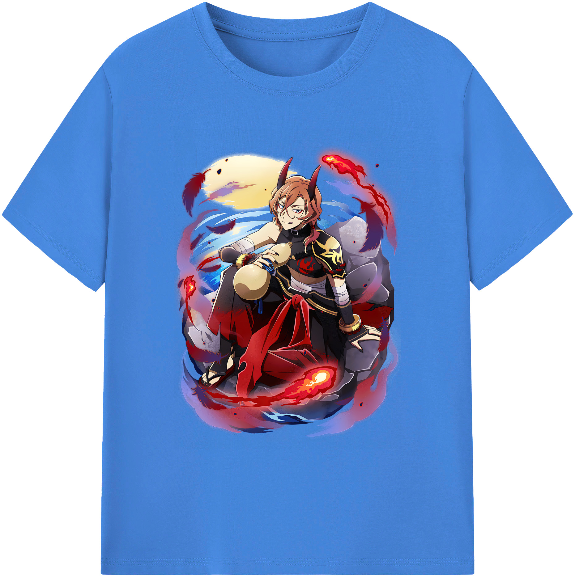 （画像用） 文豪ストレイドッグス Bungo Stray Dogs 綿100％ メンズ半袖Tシャツ｜肌触りやわらか＆通気性