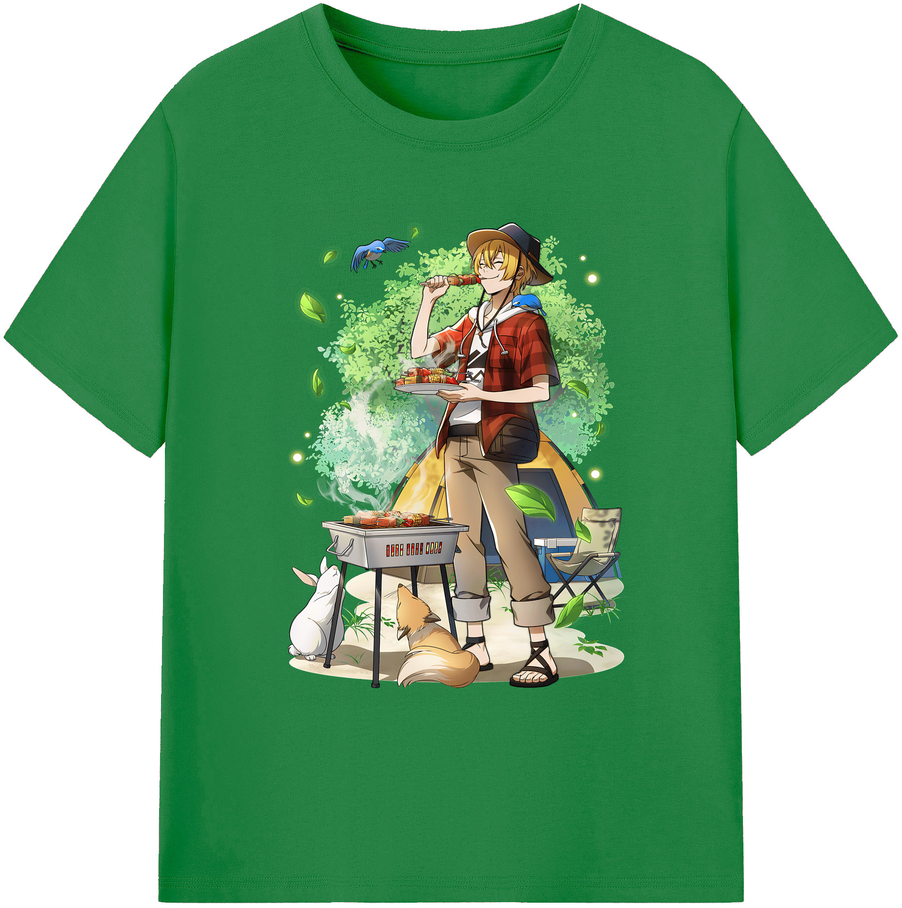 （画像用） 文豪ストレイドッグス Bungo Stray Dogs 綿100％ メンズ半袖Tシャツ｜肌触りやわらか＆通気性