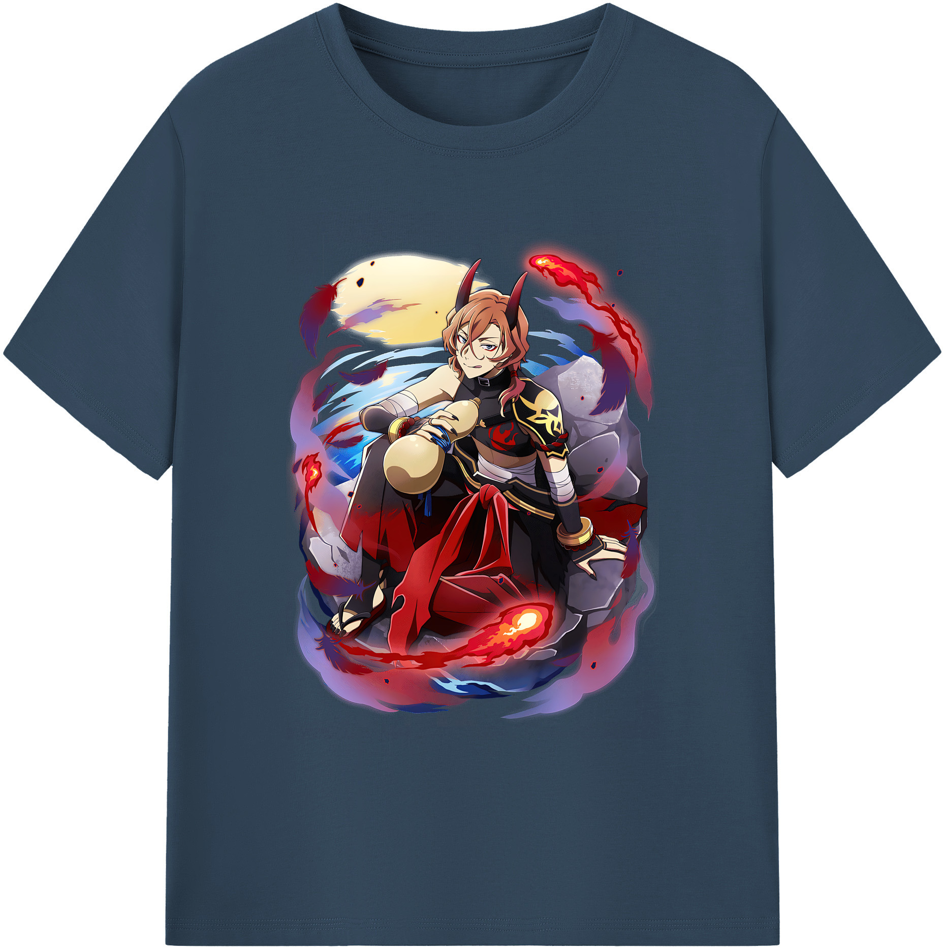 （画像用） 文豪ストレイドッグス Bungo Stray Dogs 綿100％ メンズ半袖Tシャツ｜肌触りやわらか＆通気性