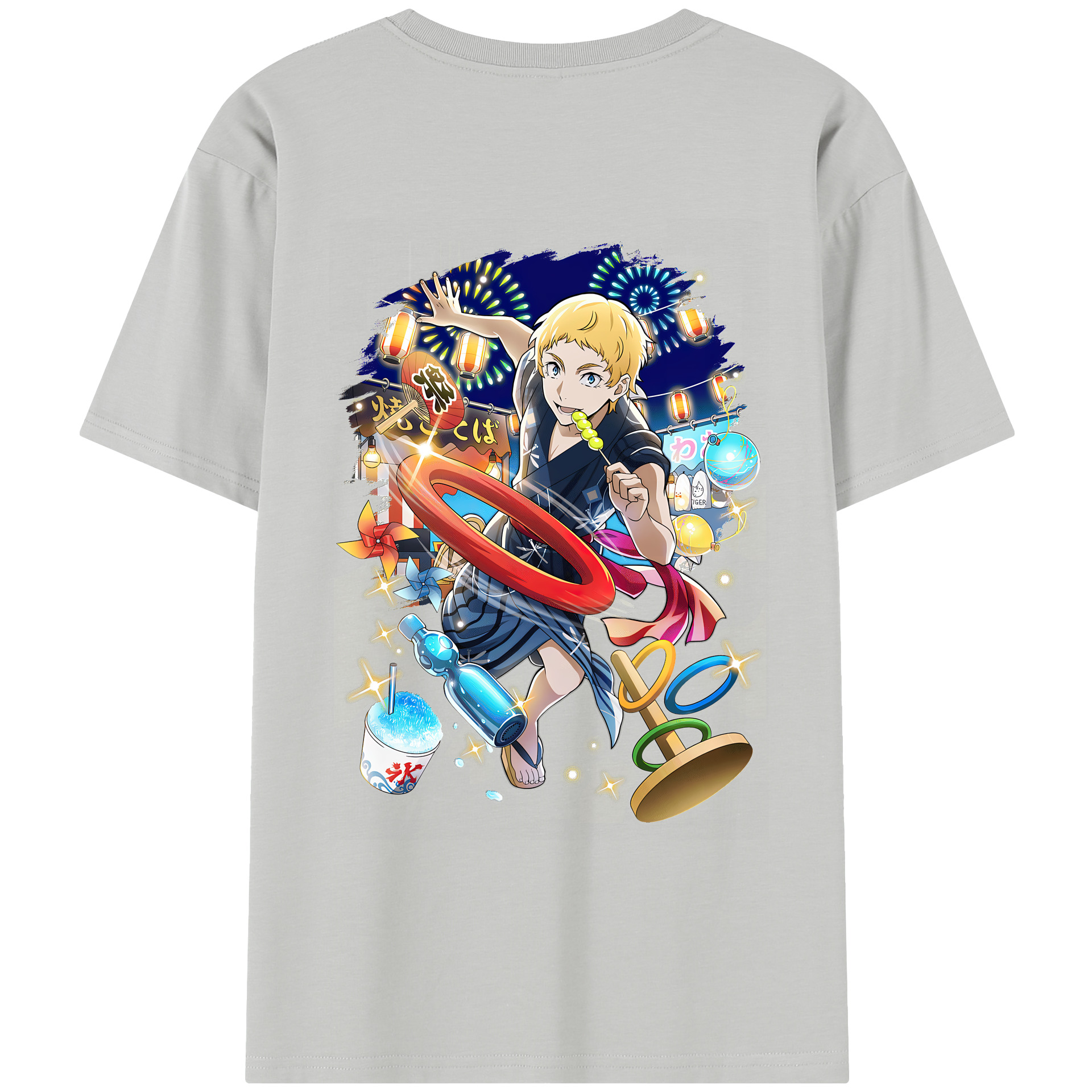 （画像用） 文豪ストレイドッグス Bungo Stray Dogs レディース半袖Tシャツ(バックプリント)