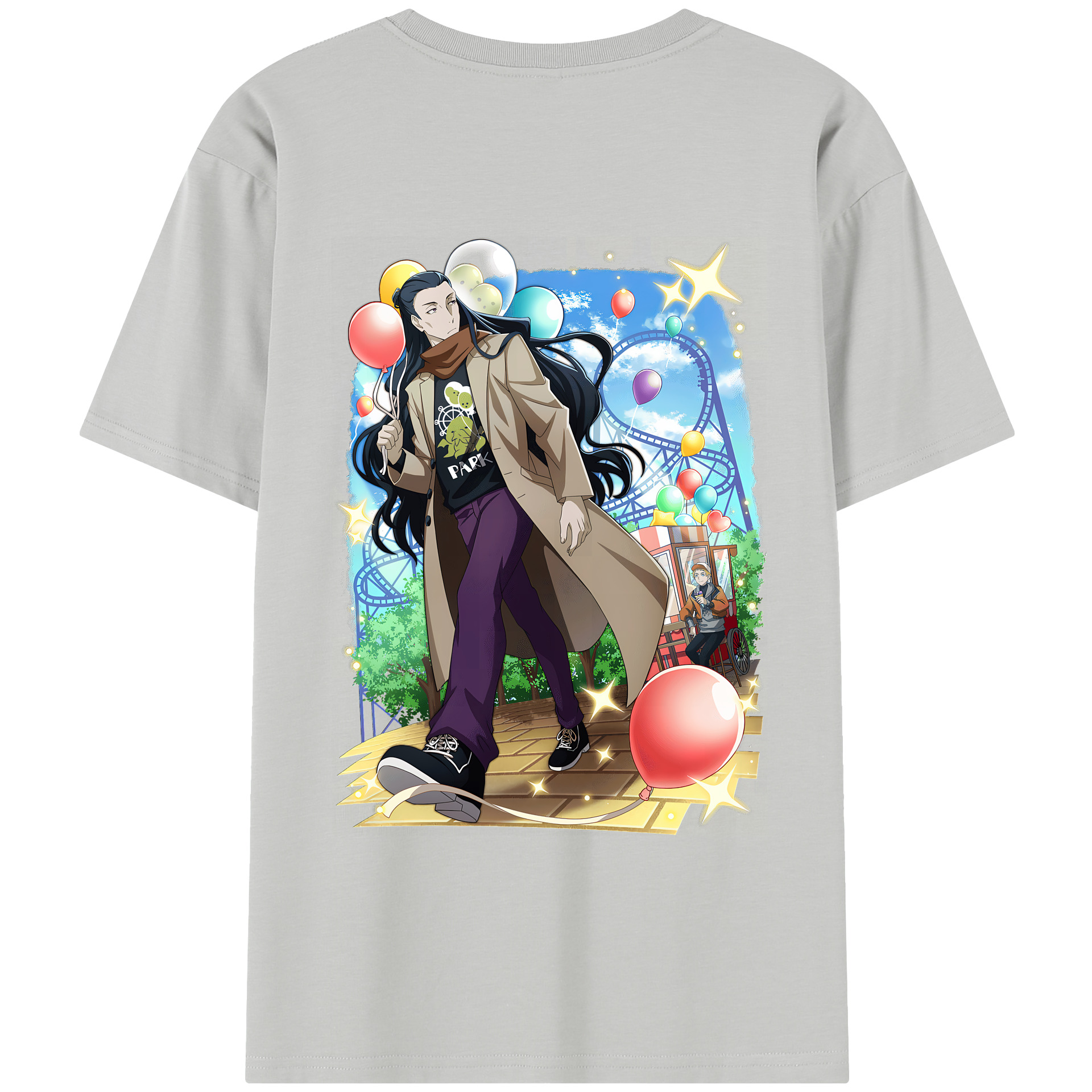 （画像用） 文豪ストレイドッグス Bungo Stray Dogs レディース半袖Tシャツ(バックプリント)