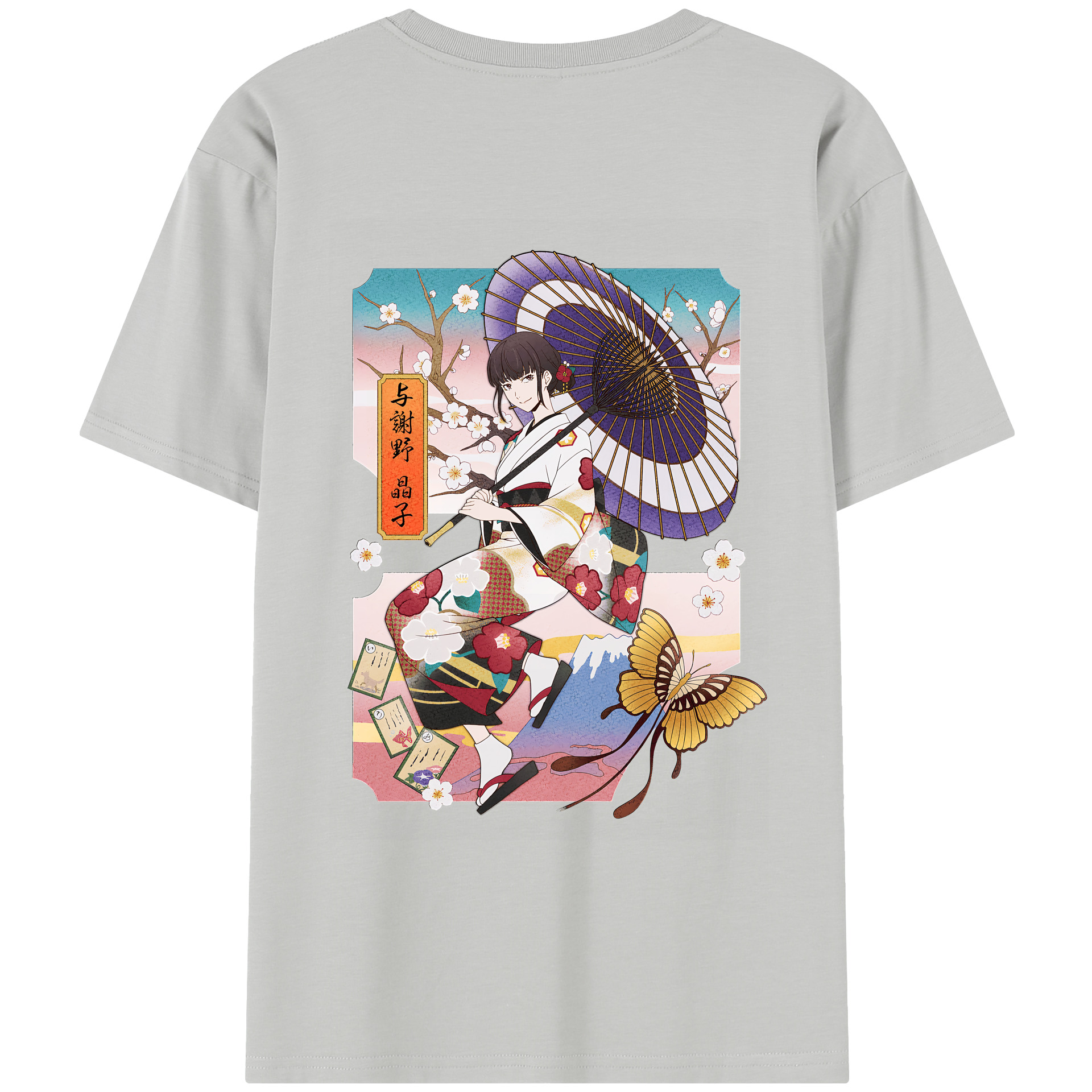 （画像用） 文豪ストレイドッグス Bungo Stray Dogs レディース半袖Tシャツ(バックプリント)