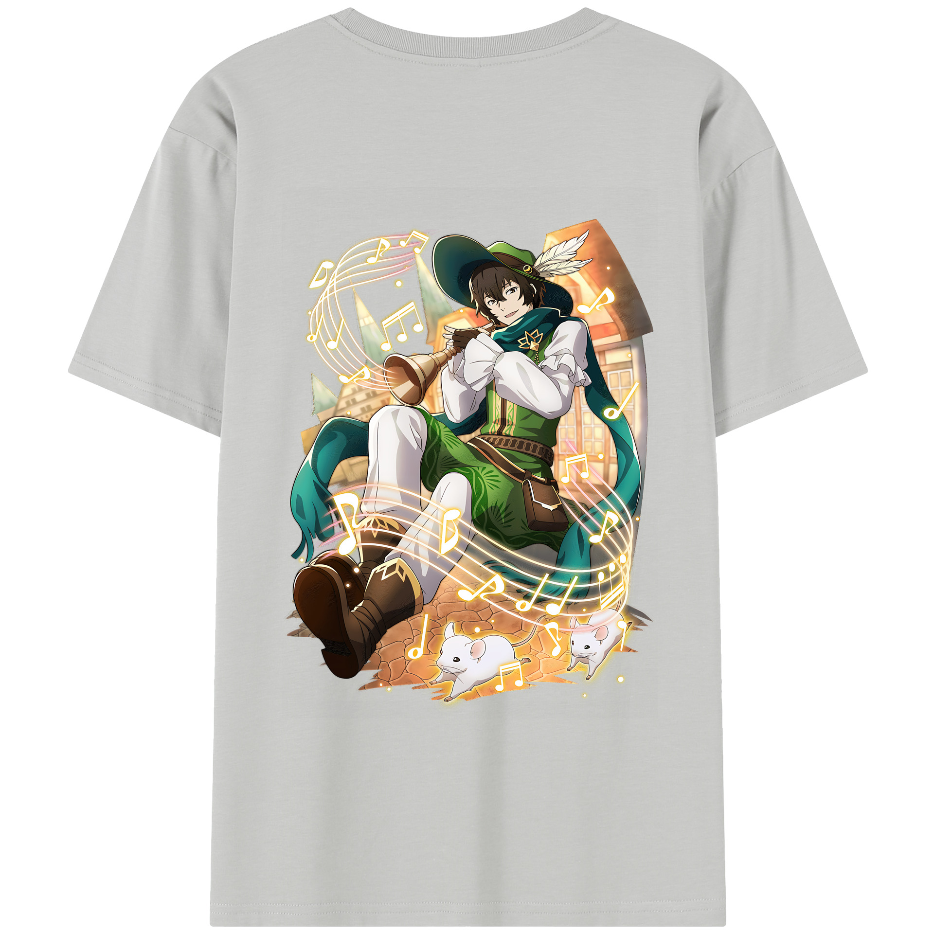 （画像用） 文豪ストレイドッグス Bungo Stray Dogs レディース半袖Tシャツ(バックプリント)