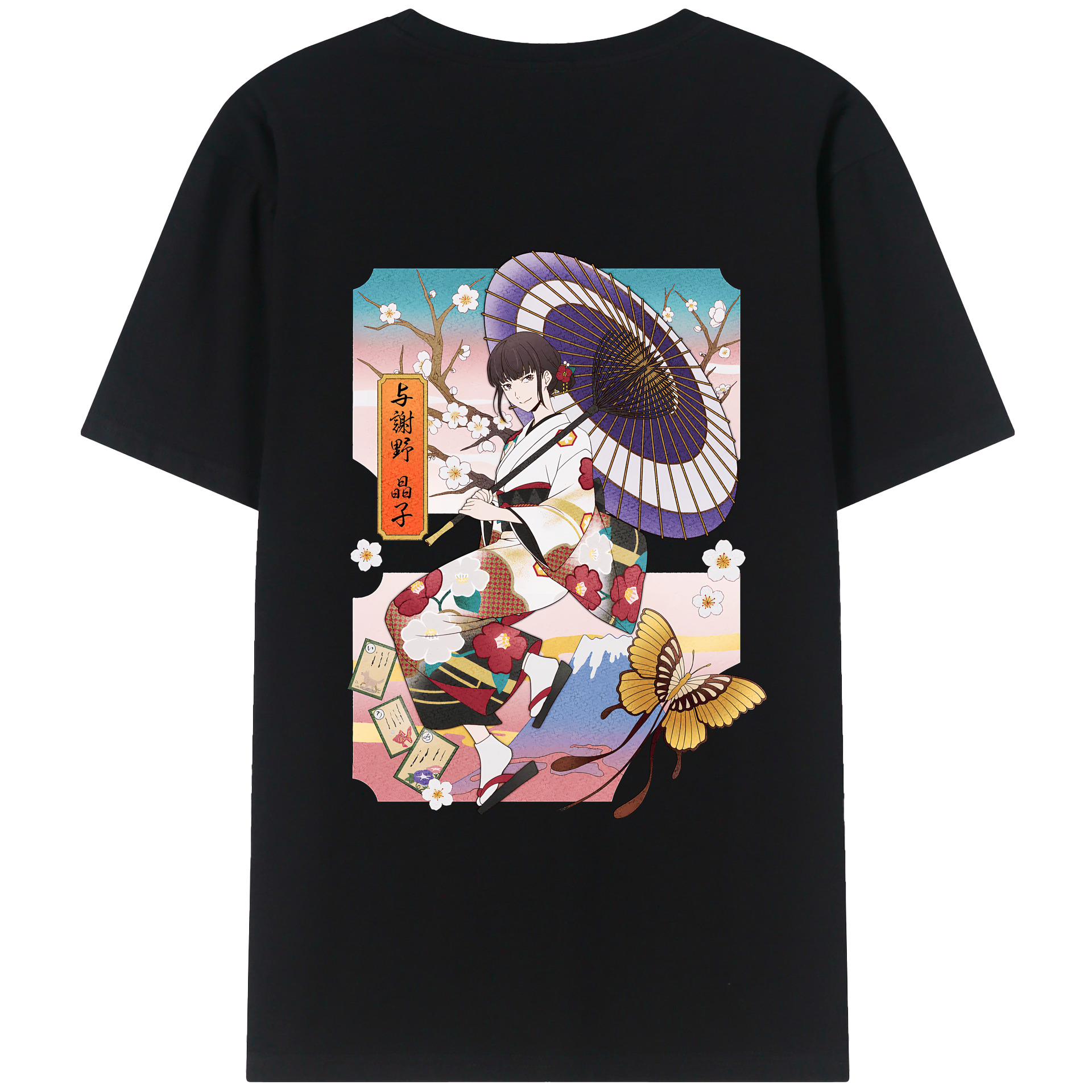 （画像用） 文豪ストレイドッグス Bungo Stray Dogs レディース半袖Tシャツ(バックプリント)