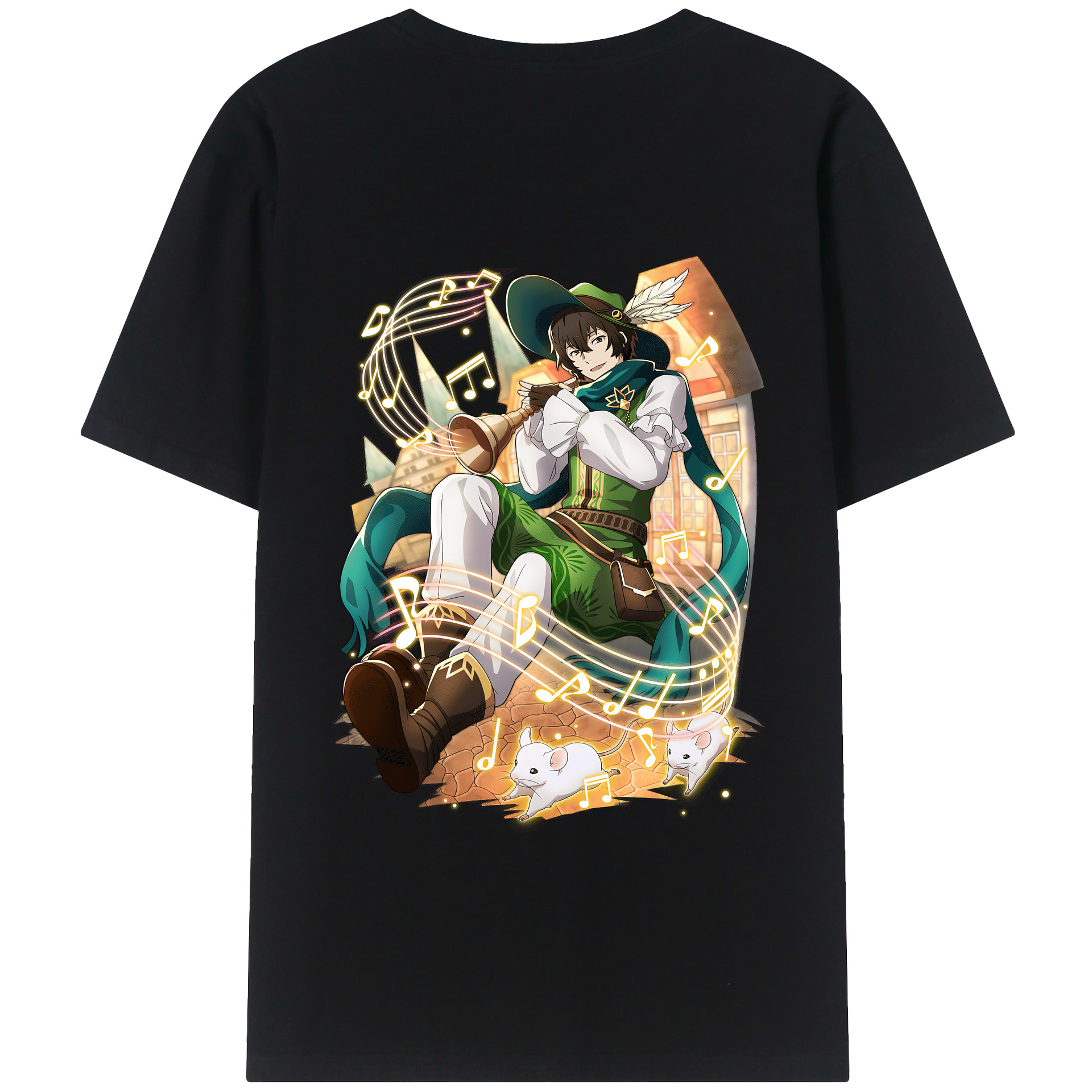 （画像用） 文豪ストレイドッグス Bungo Stray Dogs レディース半袖Tシャツ(バックプリント)