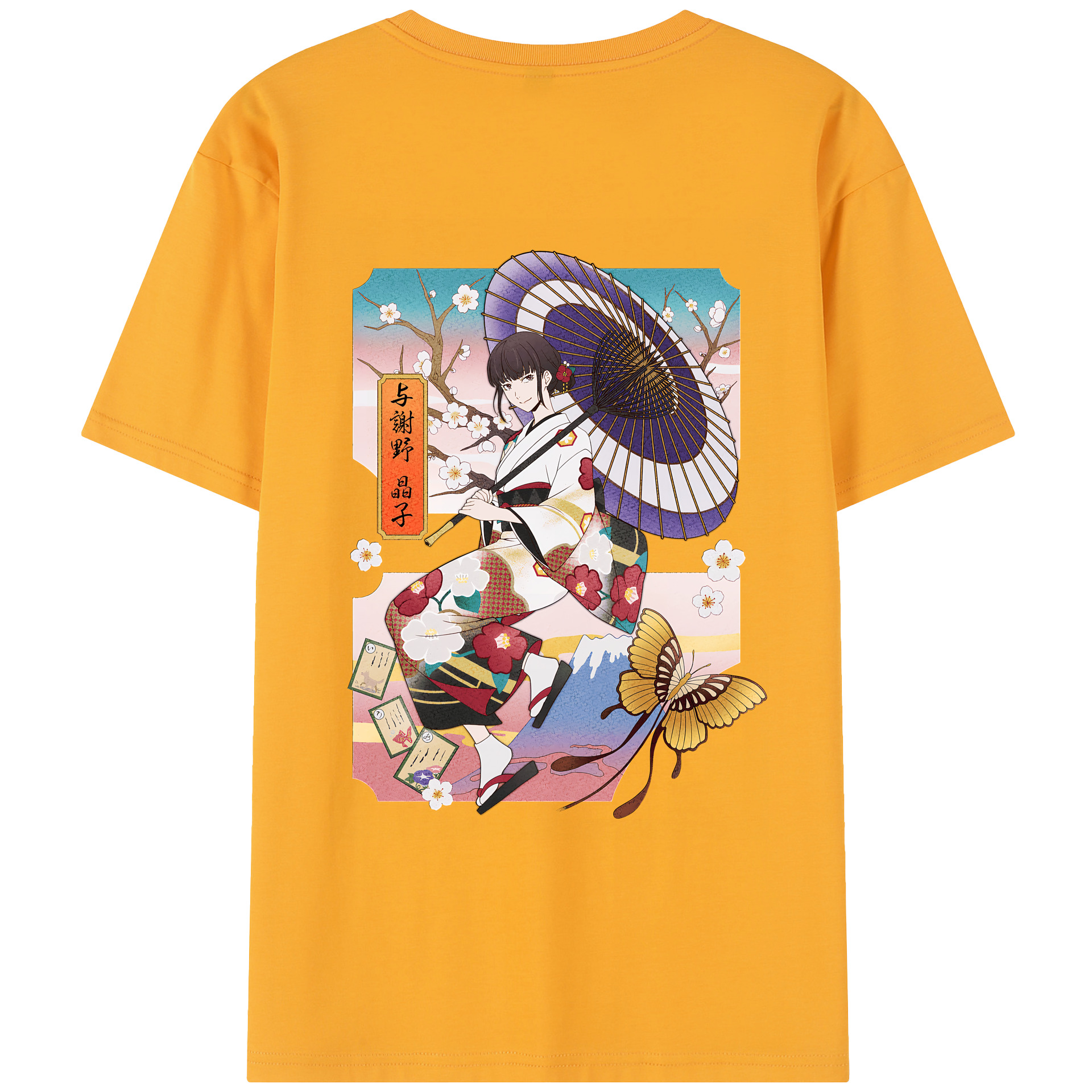 （画像用） 文豪ストレイドッグス Bungo Stray Dogs レディース半袖Tシャツ(バックプリント)