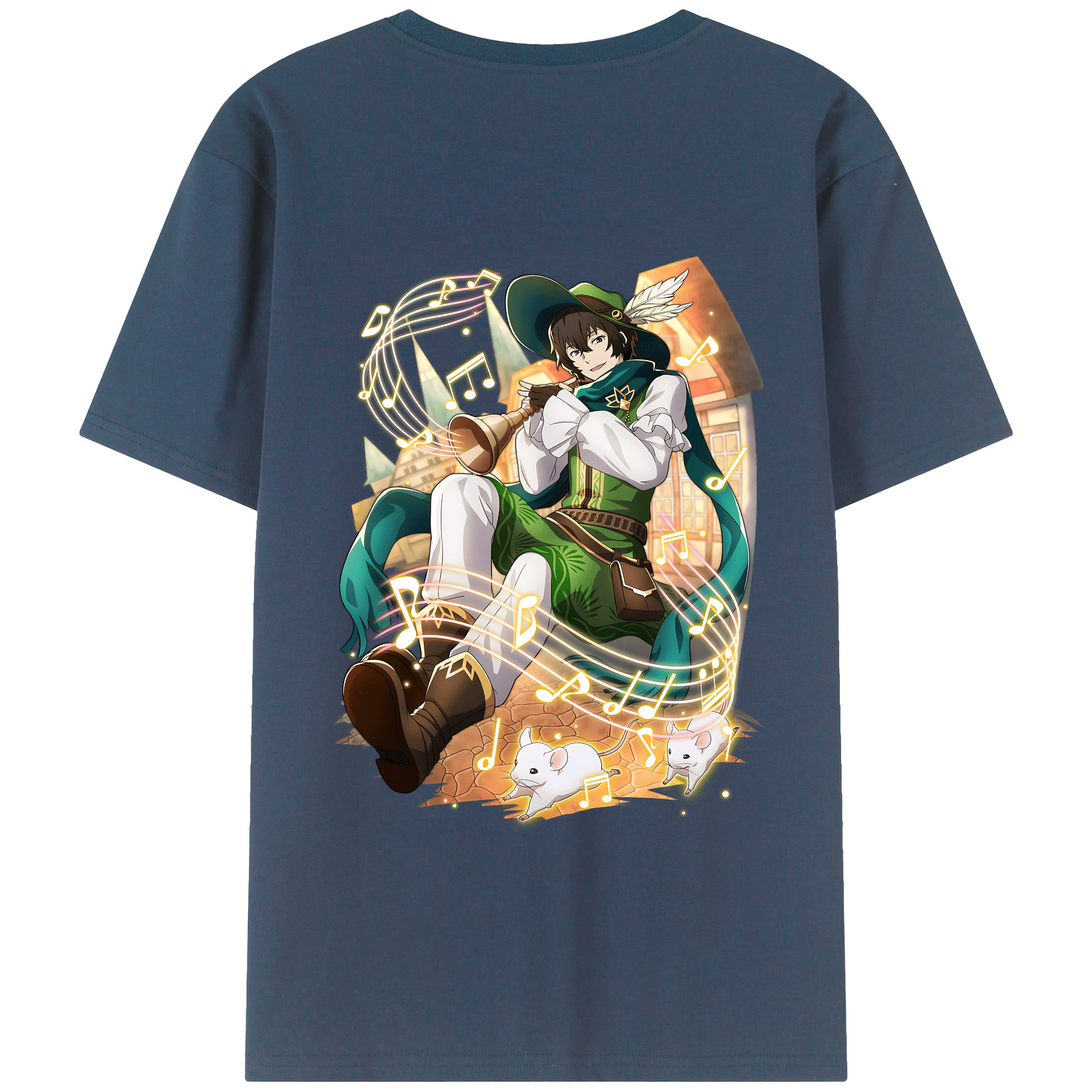 （画像用） 文豪ストレイドッグス Bungo Stray Dogs レディース半袖Tシャツ(バックプリント)