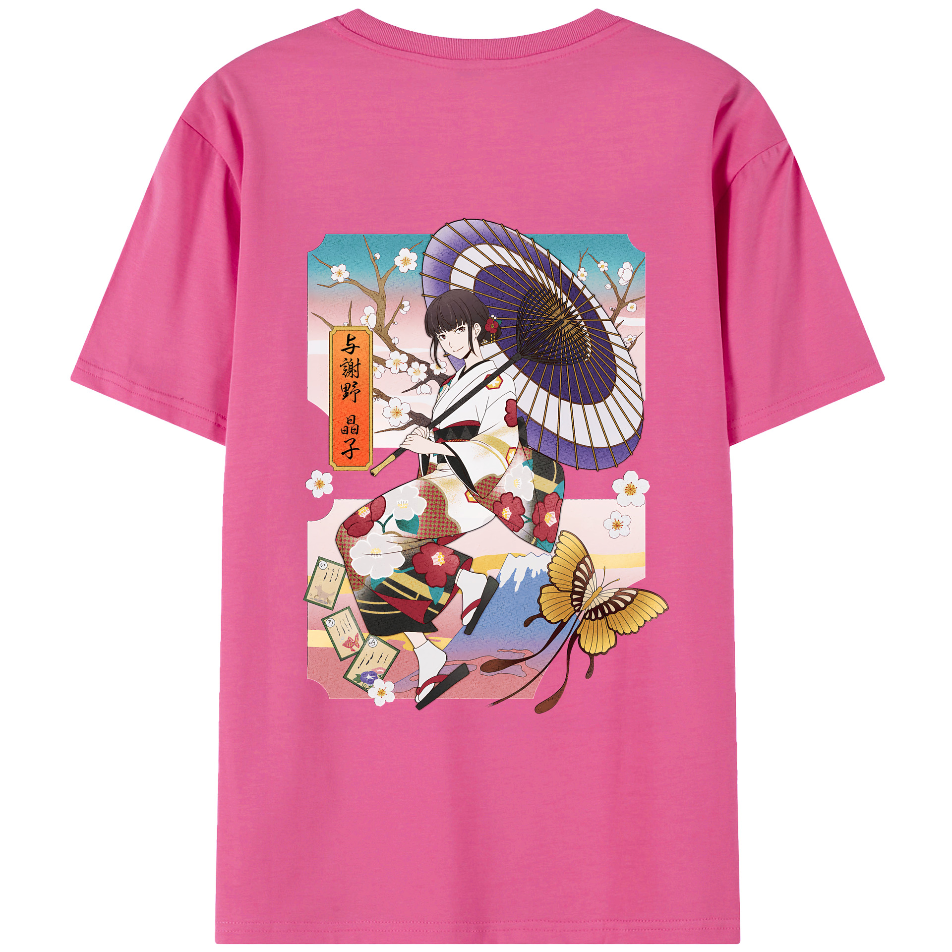 （画像用） 文豪ストレイドッグス Bungo Stray Dogs レディース半袖Tシャツ(バックプリント)