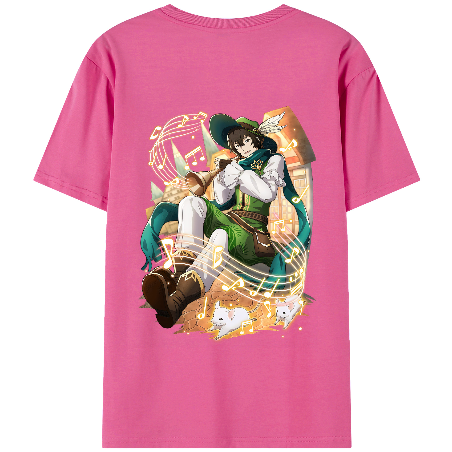 （画像用） 文豪ストレイドッグス Bungo Stray Dogs レディース半袖Tシャツ(バックプリント)