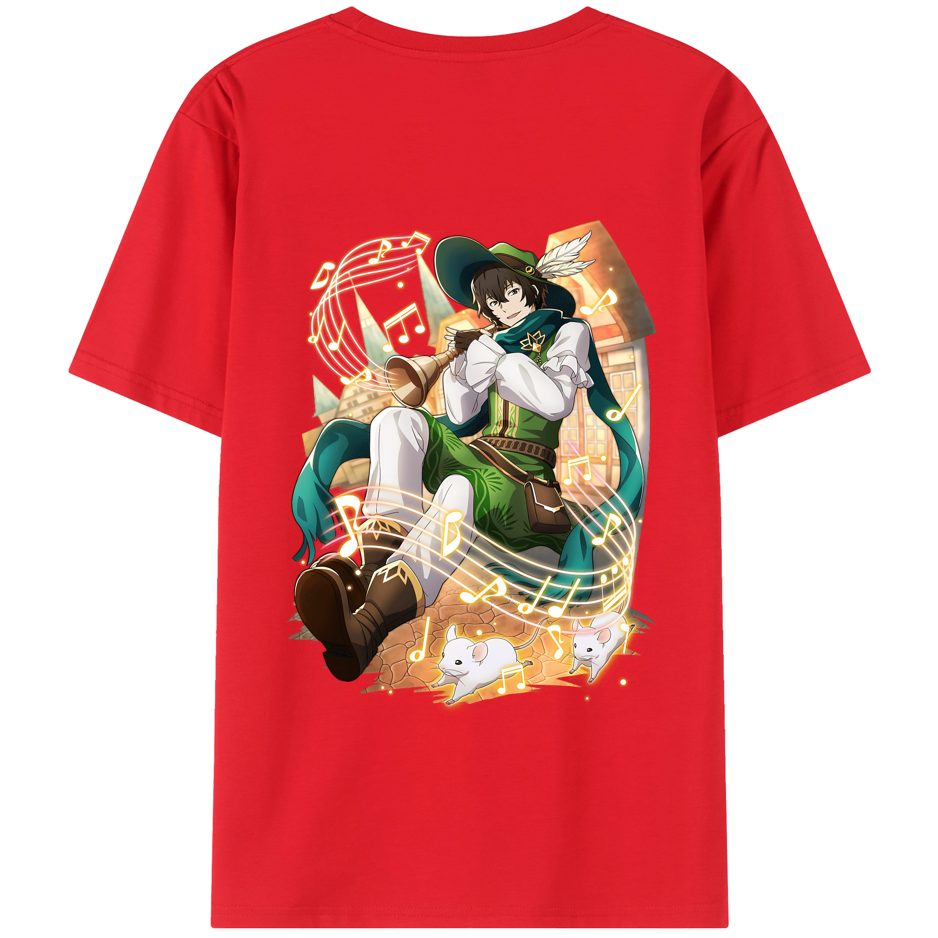 （画像用） 文豪ストレイドッグス Bungo Stray Dogs レディース半袖Tシャツ(バックプリント)
